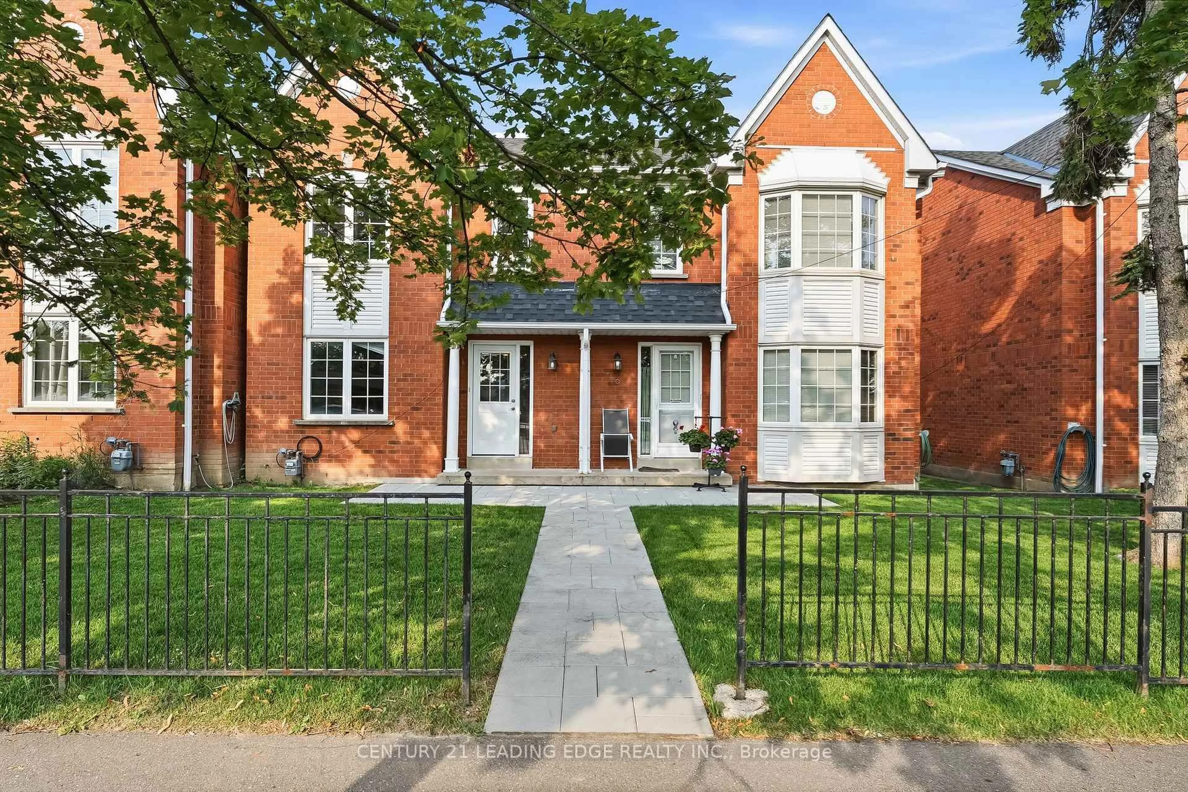 Home with brick exterior material, street for 10 Bassett Blvd #91, Whitby Ontario L1N 9C5