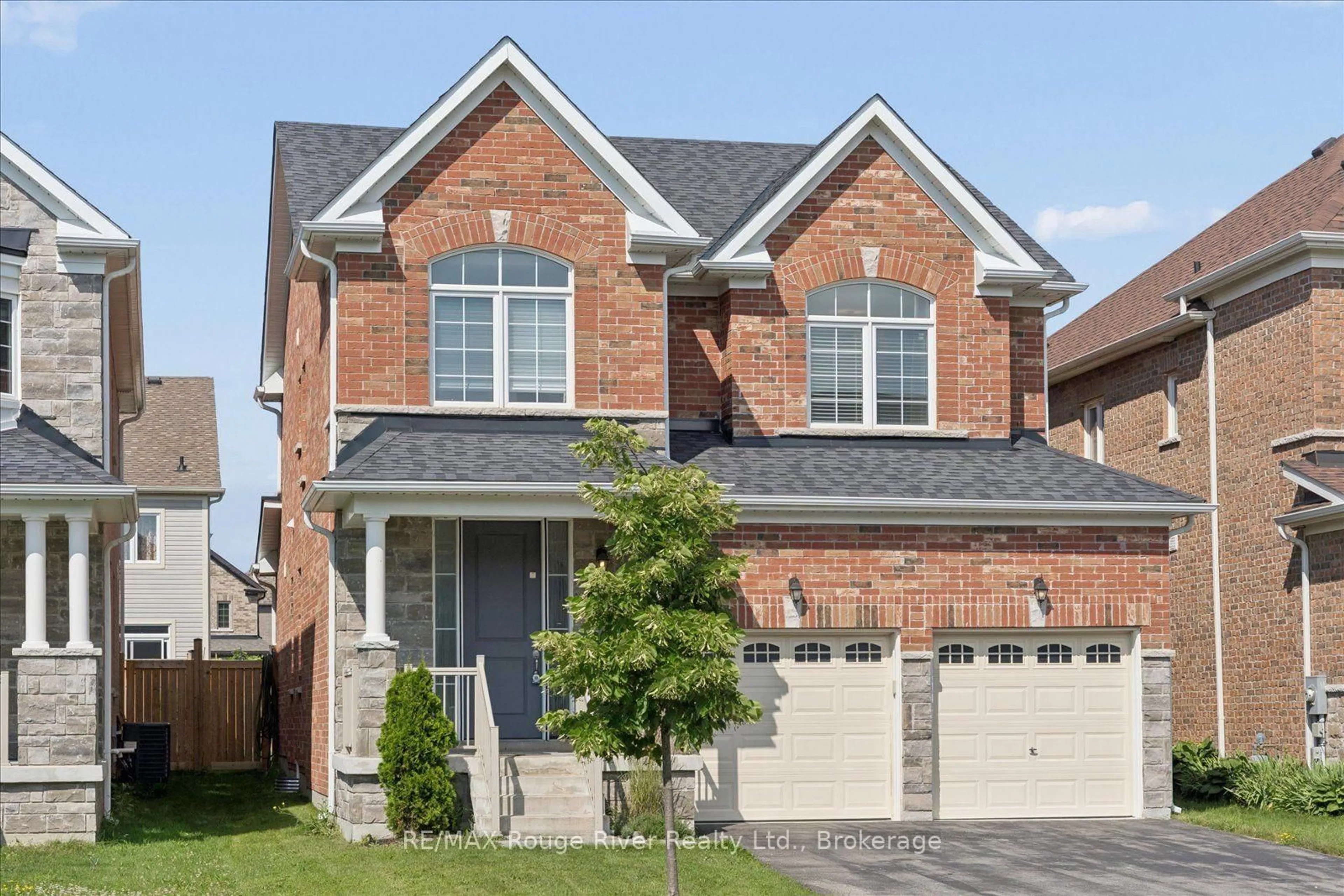 Home with brick exterior material, street for 12 Bill Hutchinson Cres, Clarington Ontario L1C 7E1