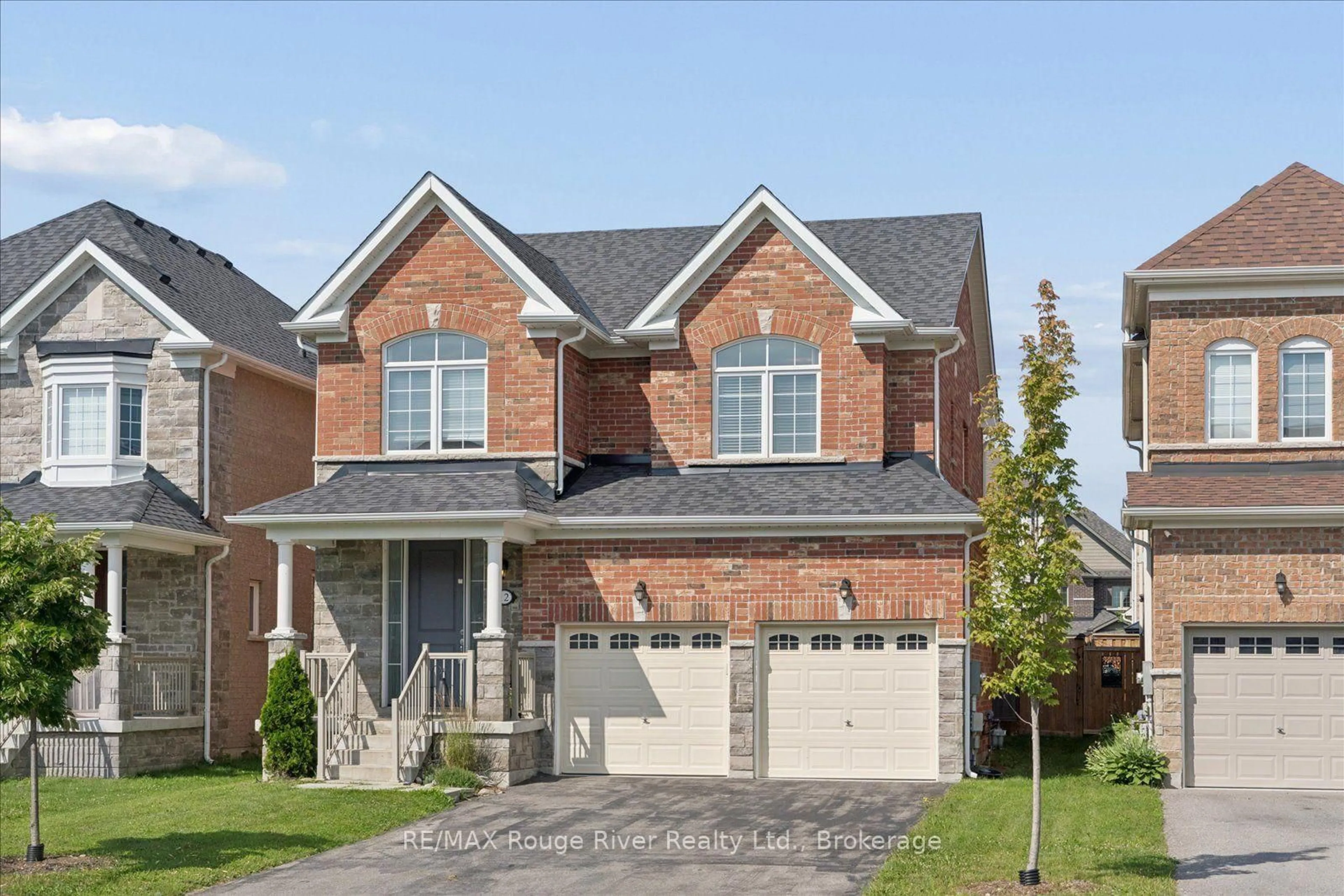 Home with brick exterior material, street for 12 Bill Hutchinson Cres, Clarington Ontario L1C 7E1