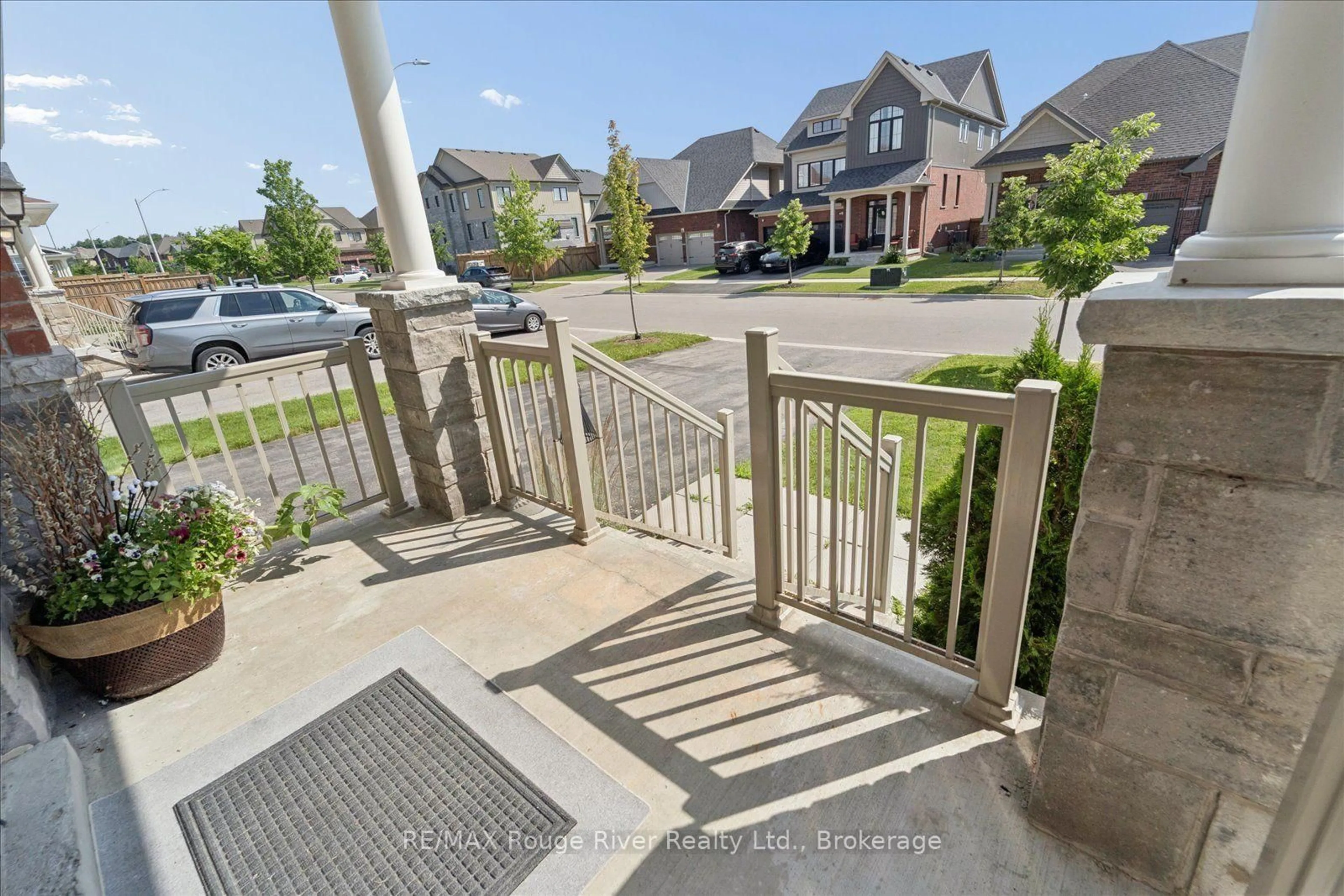 A pic from outside/outdoor area/front of a property/back of a property/a pic from drone, street for 12 Bill Hutchinson Cres, Clarington Ontario L1C 7E1