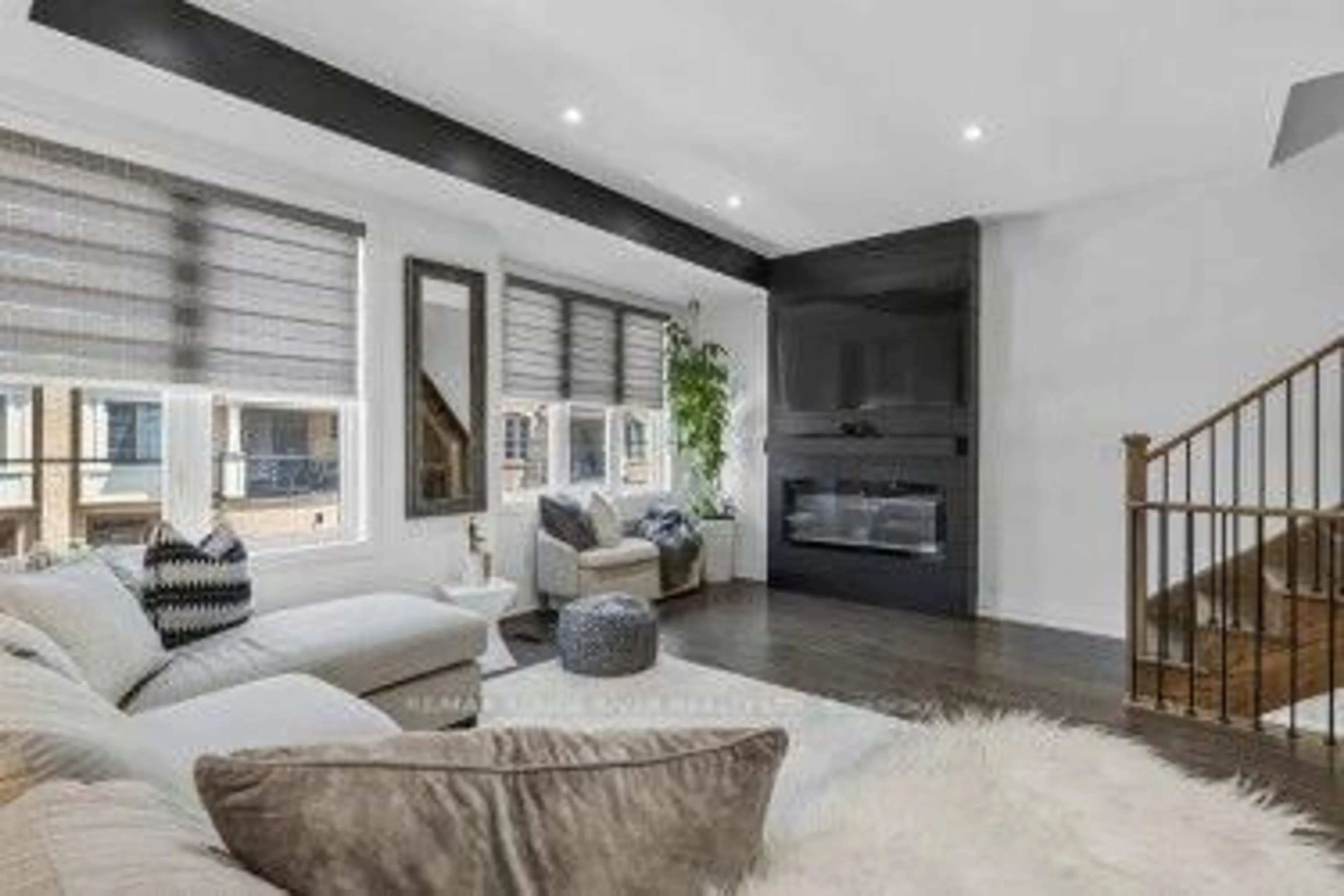 Living room with furniture, unknown for 24 Waterside Way, Whitby Ontario L1N 0N1