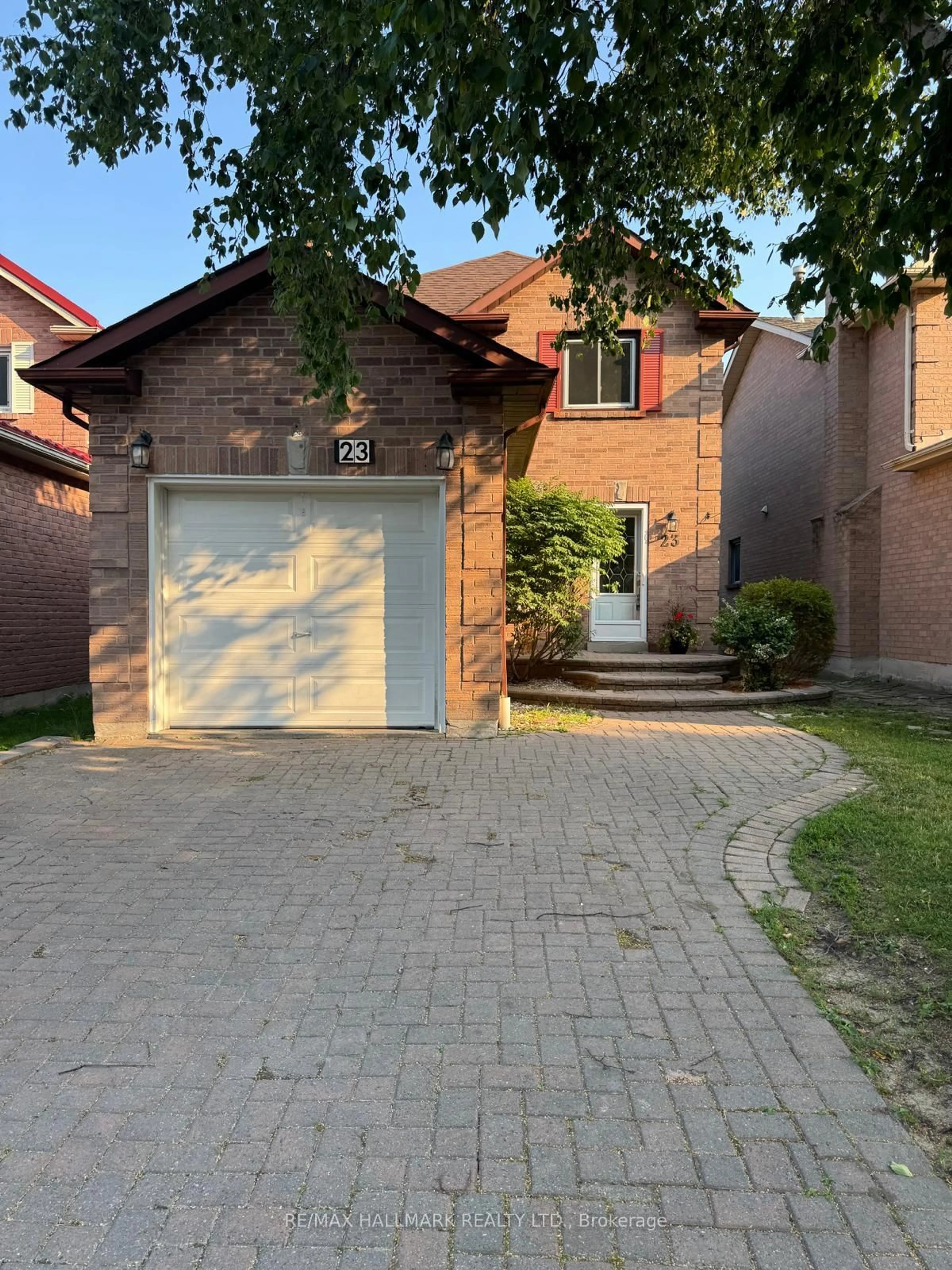 Home with brick exterior material, street for 23 Lachlan Dr, Ajax Ontario L1T 1P1