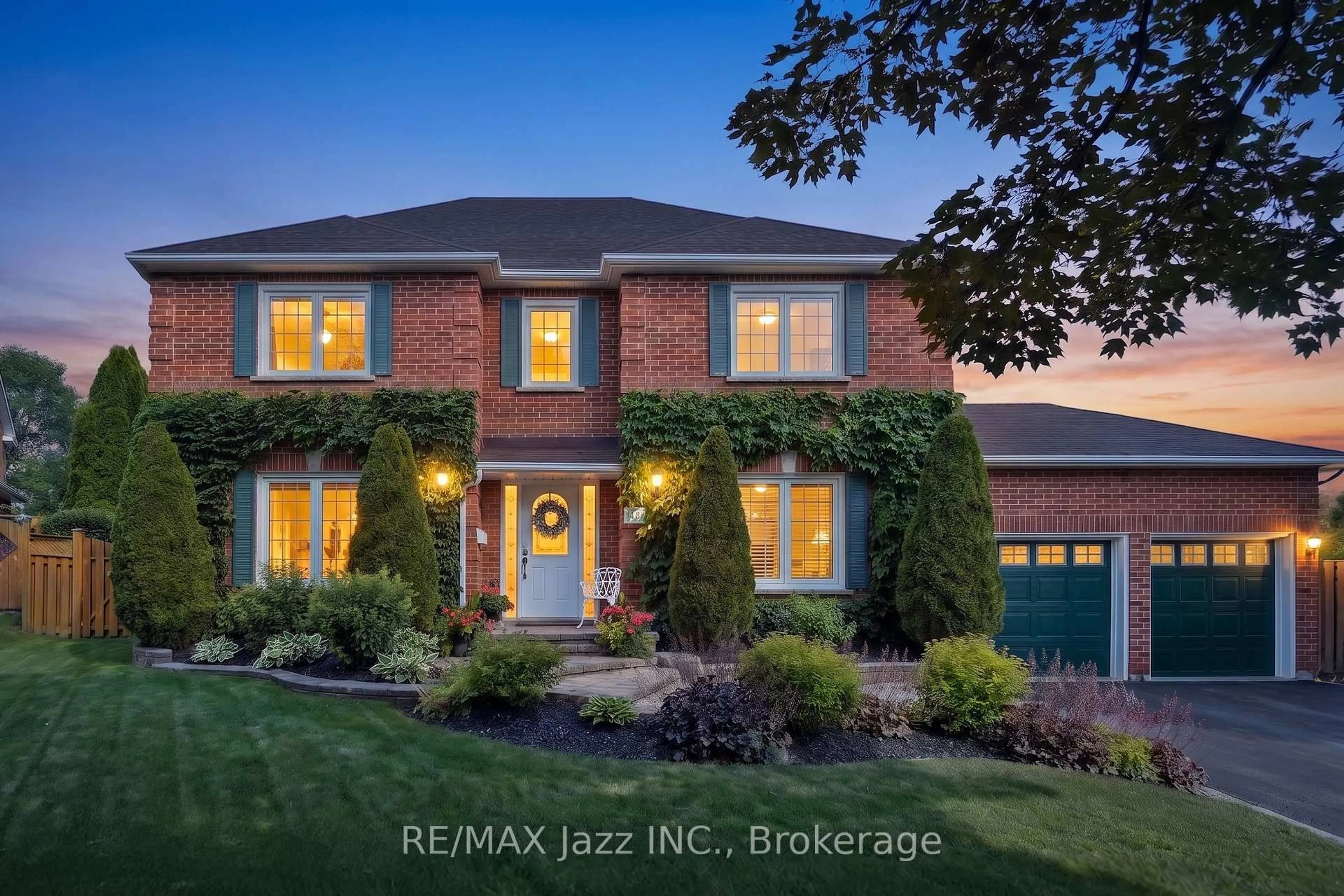 Home with brick exterior material, street for 48 Butterfield Cres, Whitby Ontario L1R 1H9
