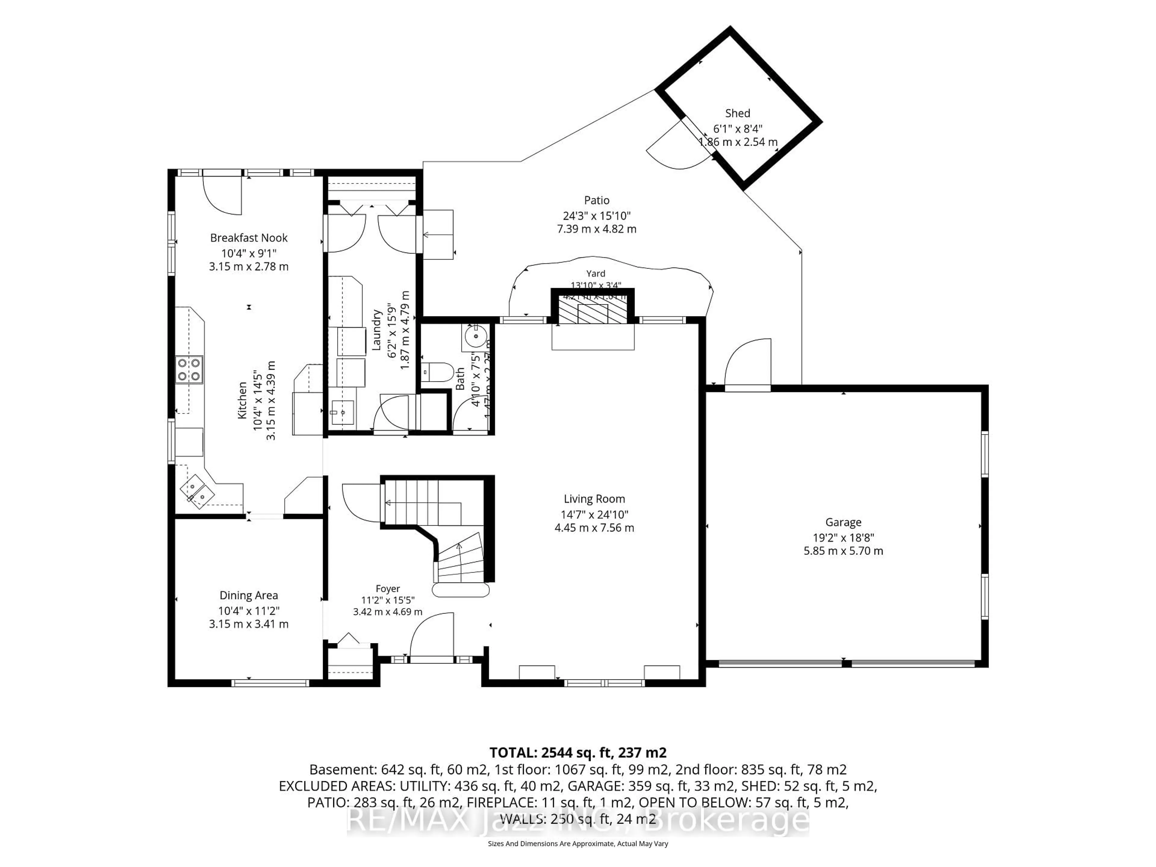 Floor plan for 48 Butterfield Cres, Whitby Ontario L1R 1H9