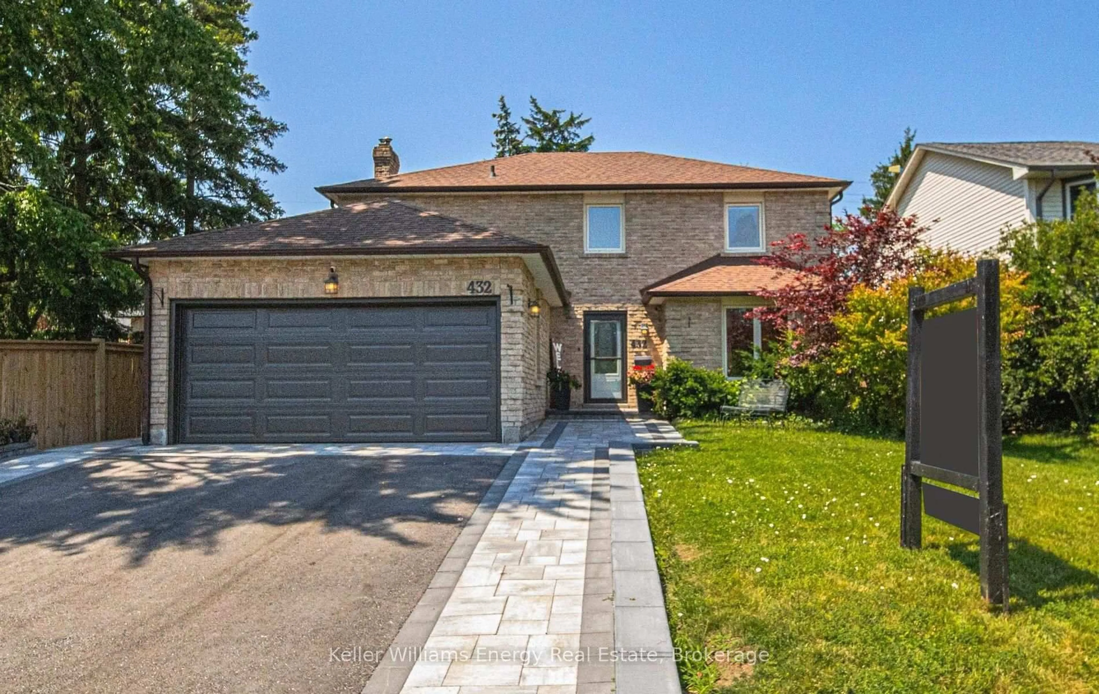 Home with brick exterior material, street for 432 Prince Of Wales Dr, Whitby Ontario L1N 6M9