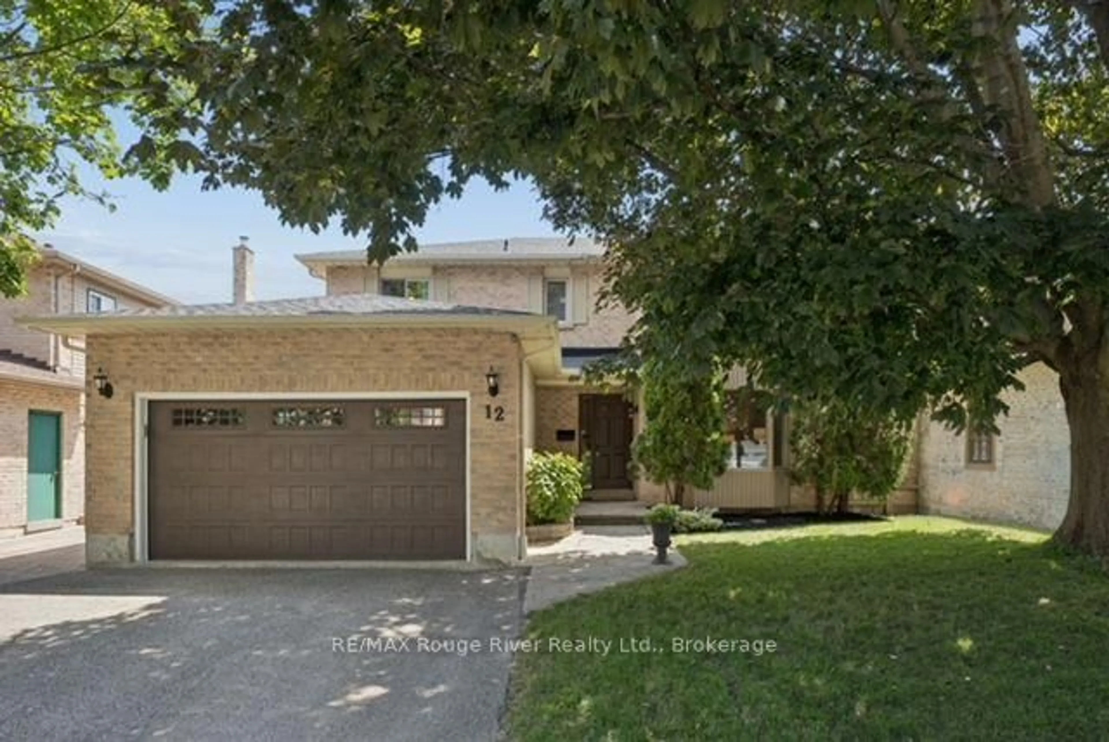 Home with brick exterior material, street for 12 Jason Dr, Whitby Ontario L1R 1M1