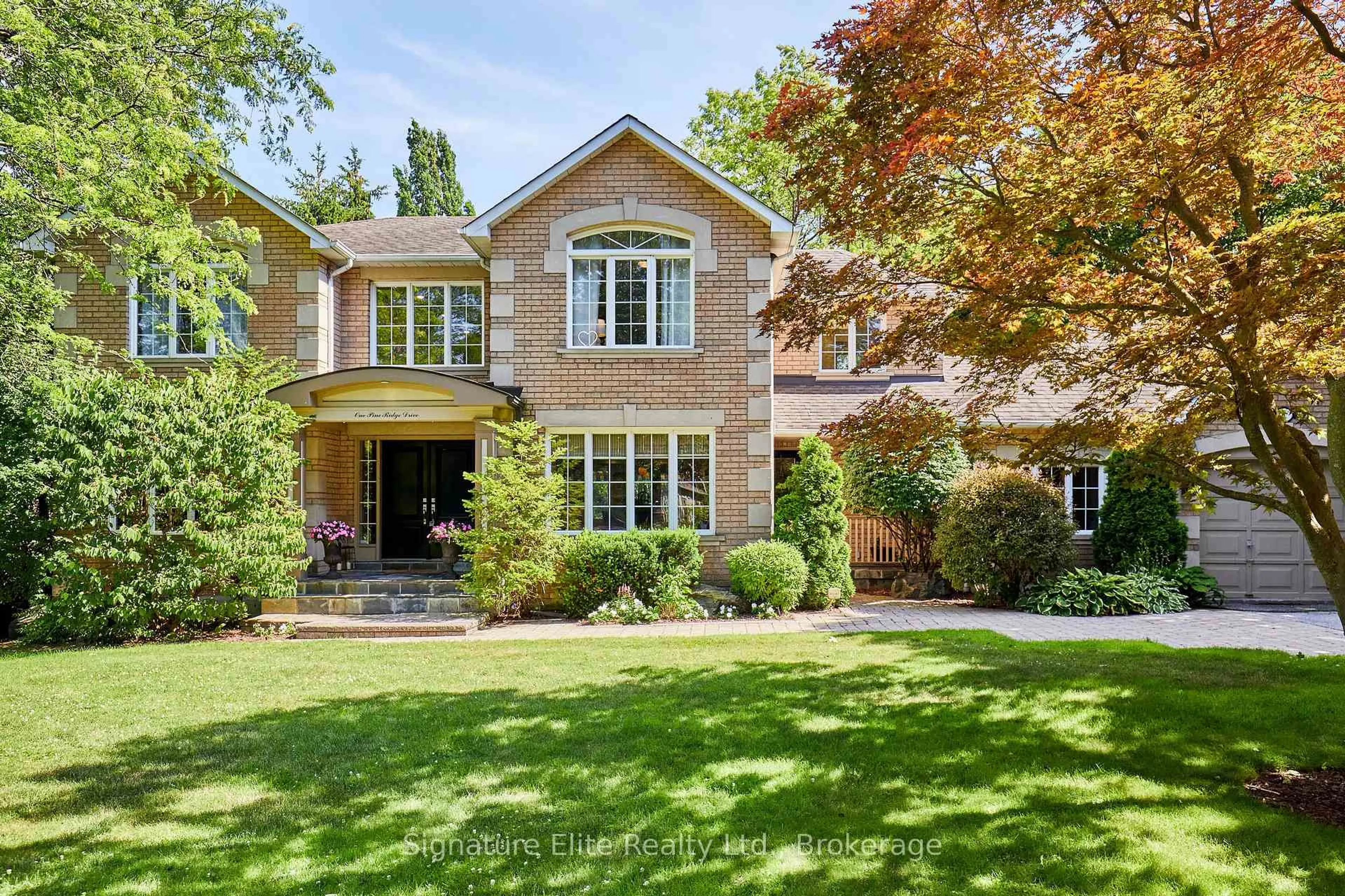 Home with brick exterior material, street for 1 Pine Ridge Dr, Toronto Ontario M1M 2X2