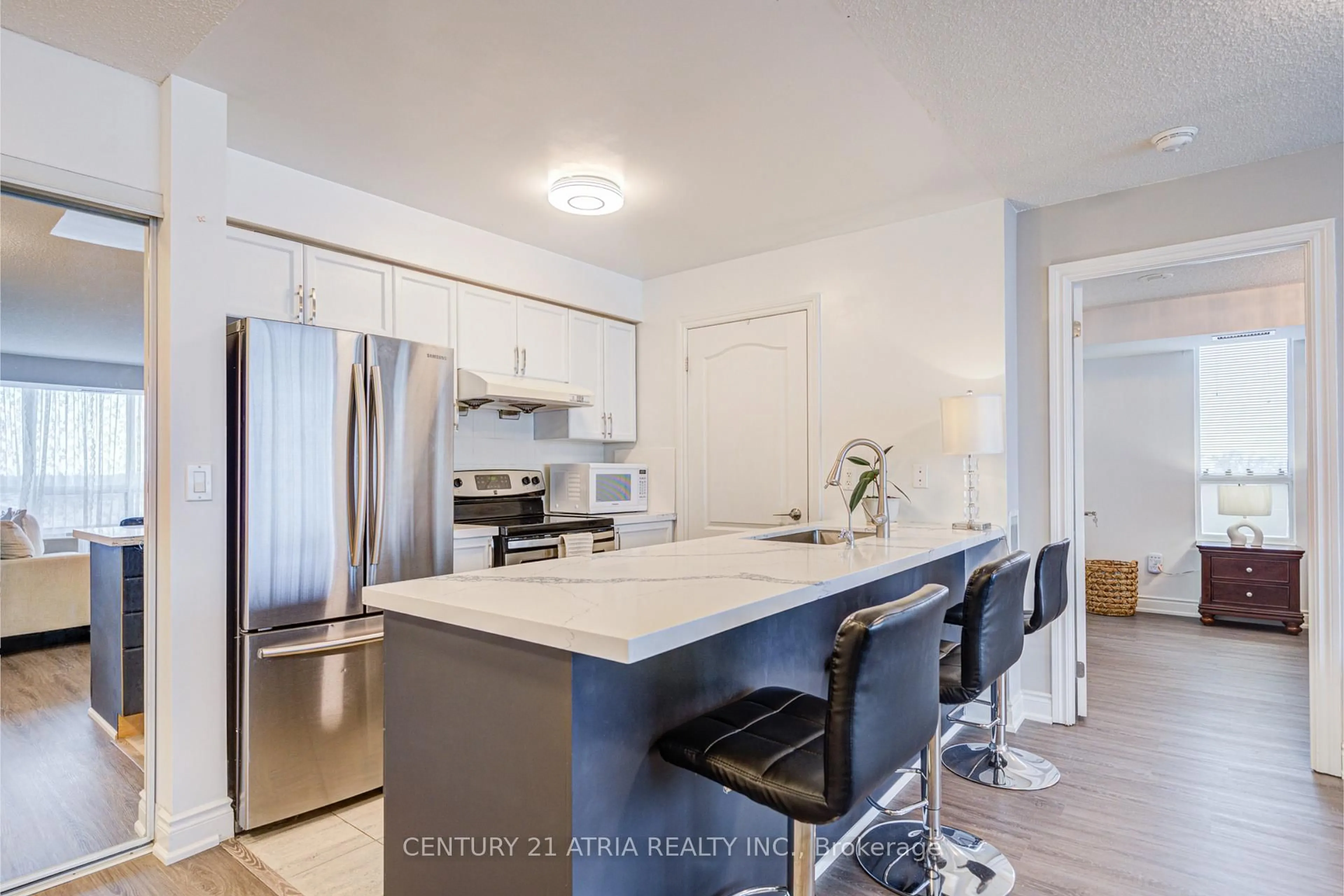 Open concept kitchen, unknown for 50 Brian Harrison Way #407, Toronto Ontario M1P 5J4