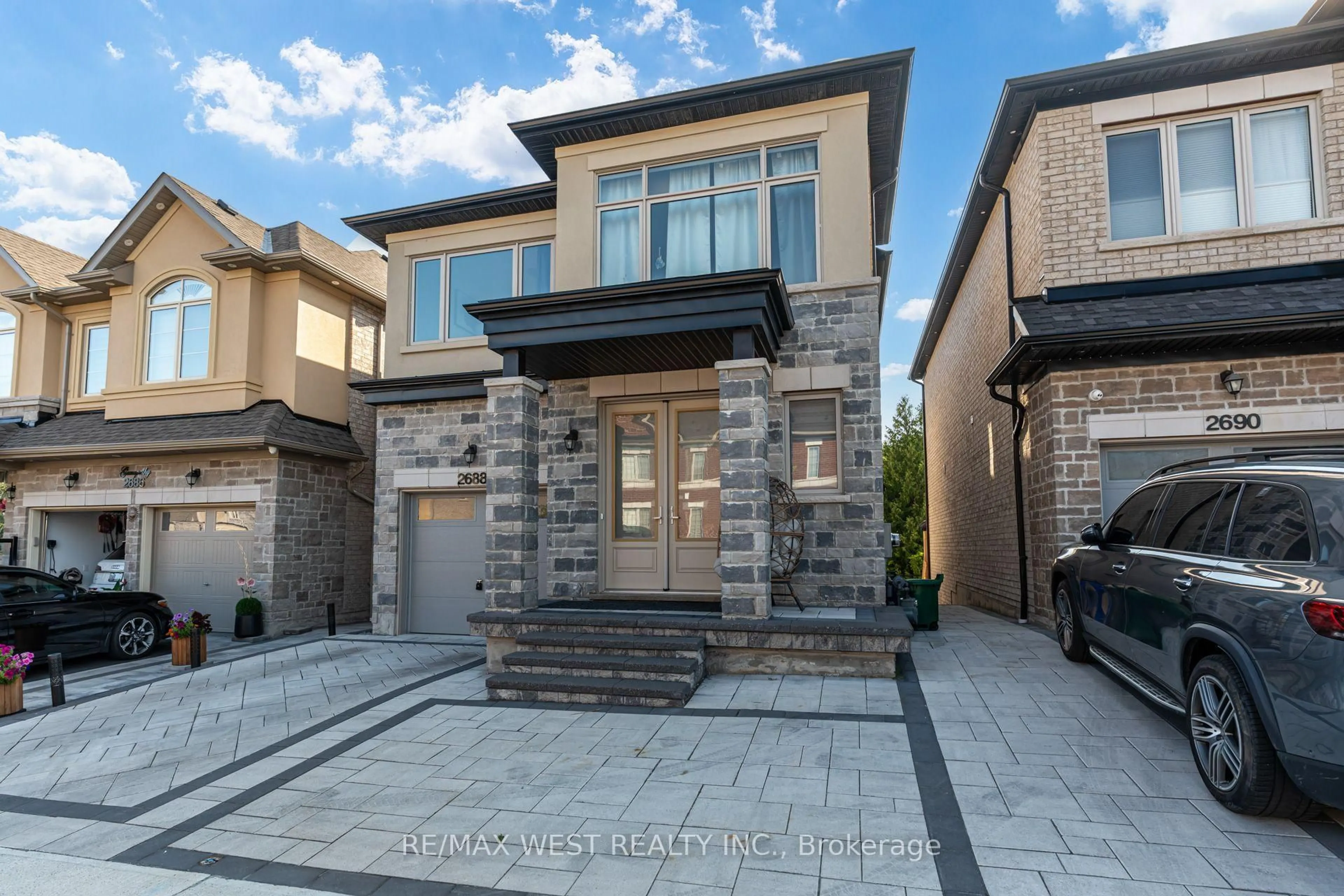 Home with brick exterior material, street for 2688 Sapphire Dr, Pickering Ontario L1X 0G5
