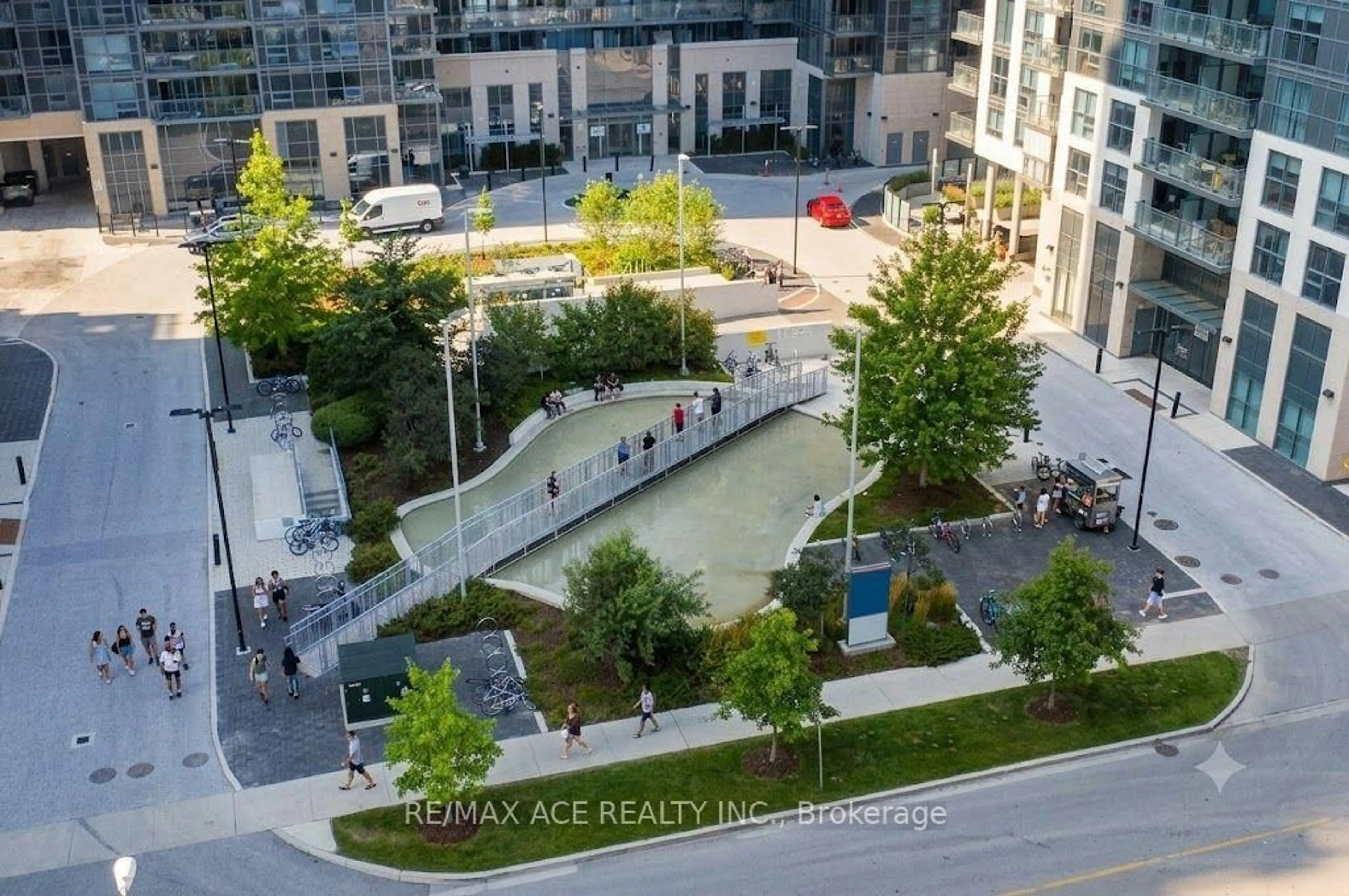 A pic from outside/outdoor area/front of a property/back of a property/a pic from drone, city buildings view from balcony for 10 Meadowglen Pl #908, Toronto Ontario M1G 0A8