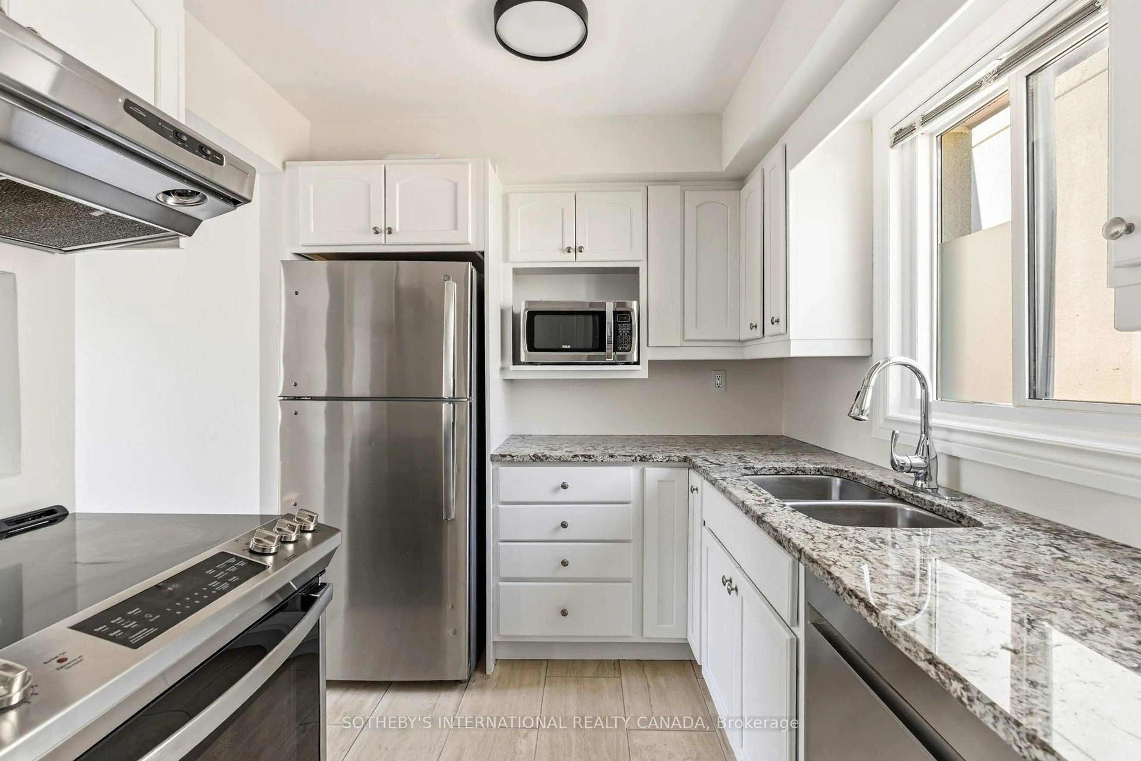 Standard kitchen, ceramic/tile floor for 101 Hammersmith Ave #210, Toronto Ontario M4E 2W3