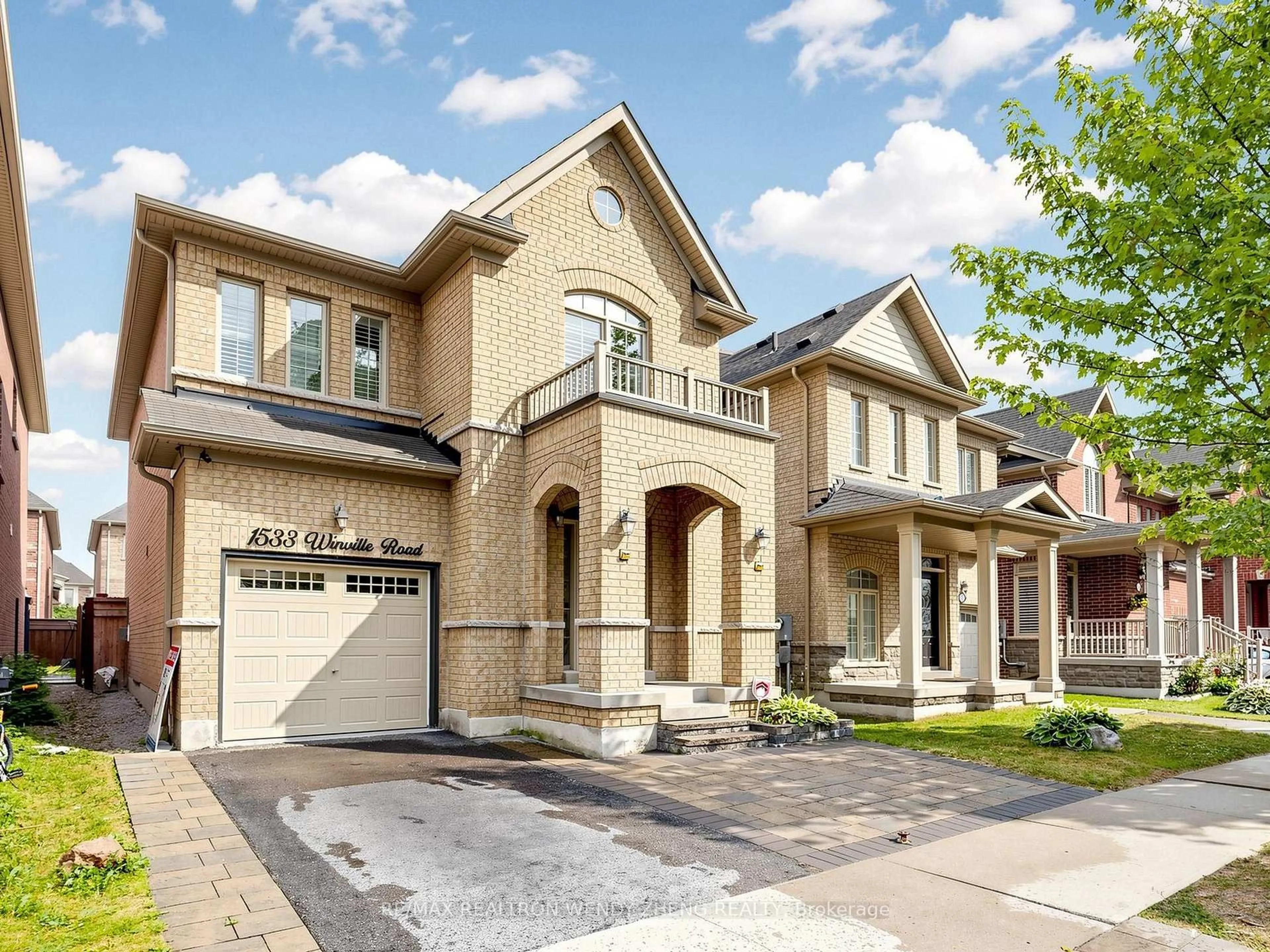 Home with brick exterior material, street for 1533 Winville Rd, Pickering Ontario L1X 0B8