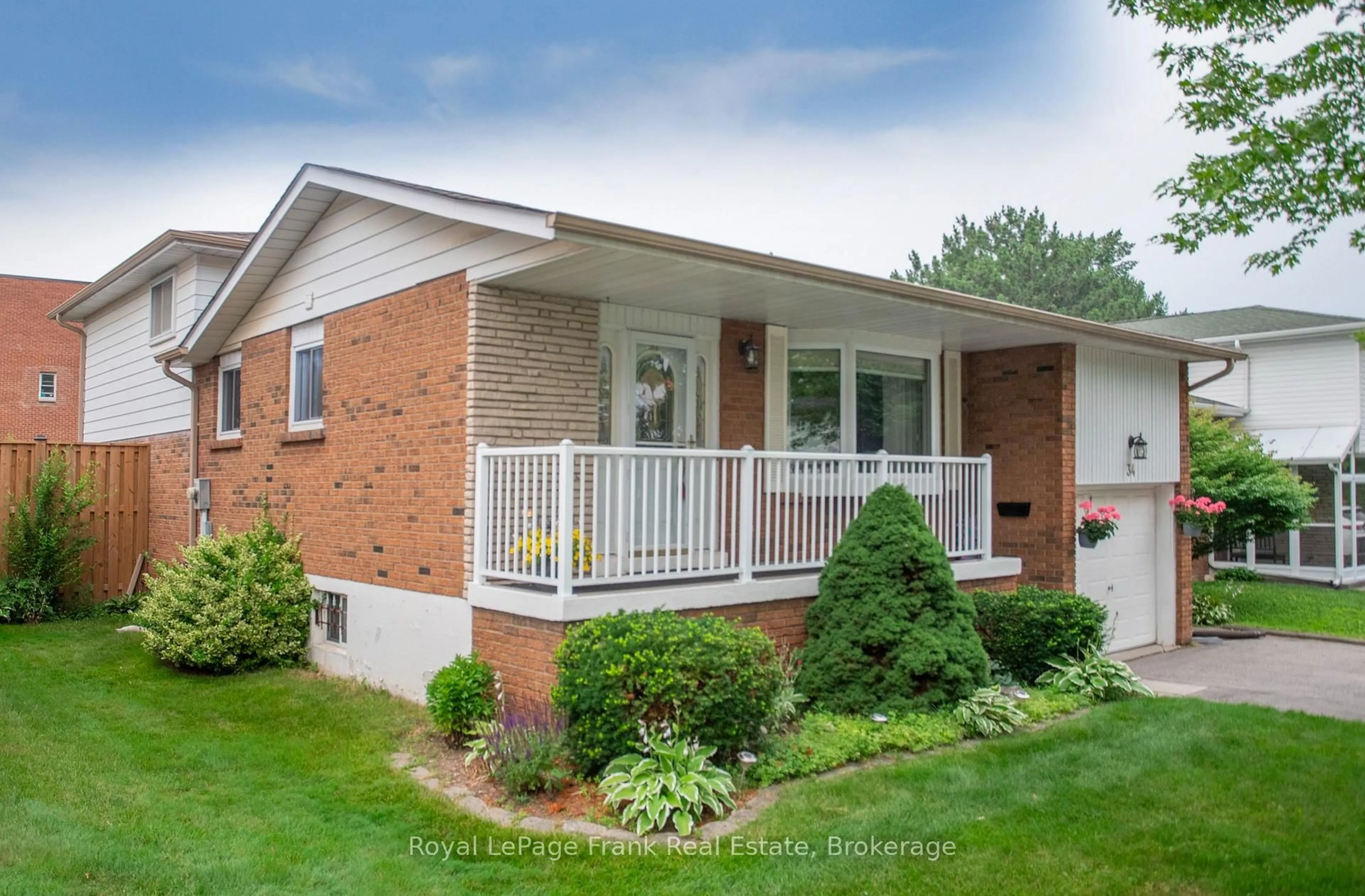 Home with brick exterior material, street for 34 Baker Rd, Ajax Ontario L1S 2T8