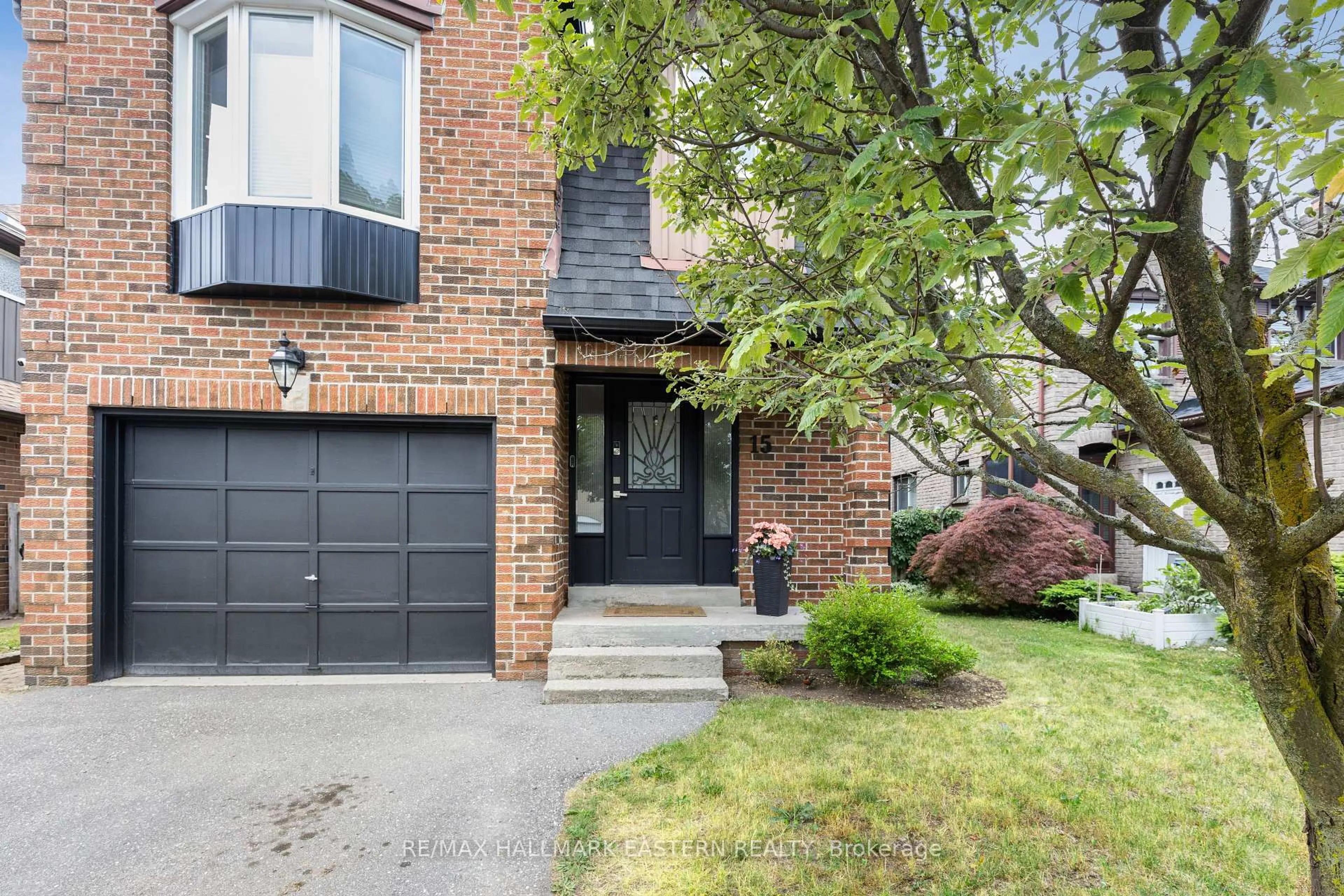 Home with brick exterior material, street for 15 Ravenscroft Rd, Ajax Ontario L1T 1V7