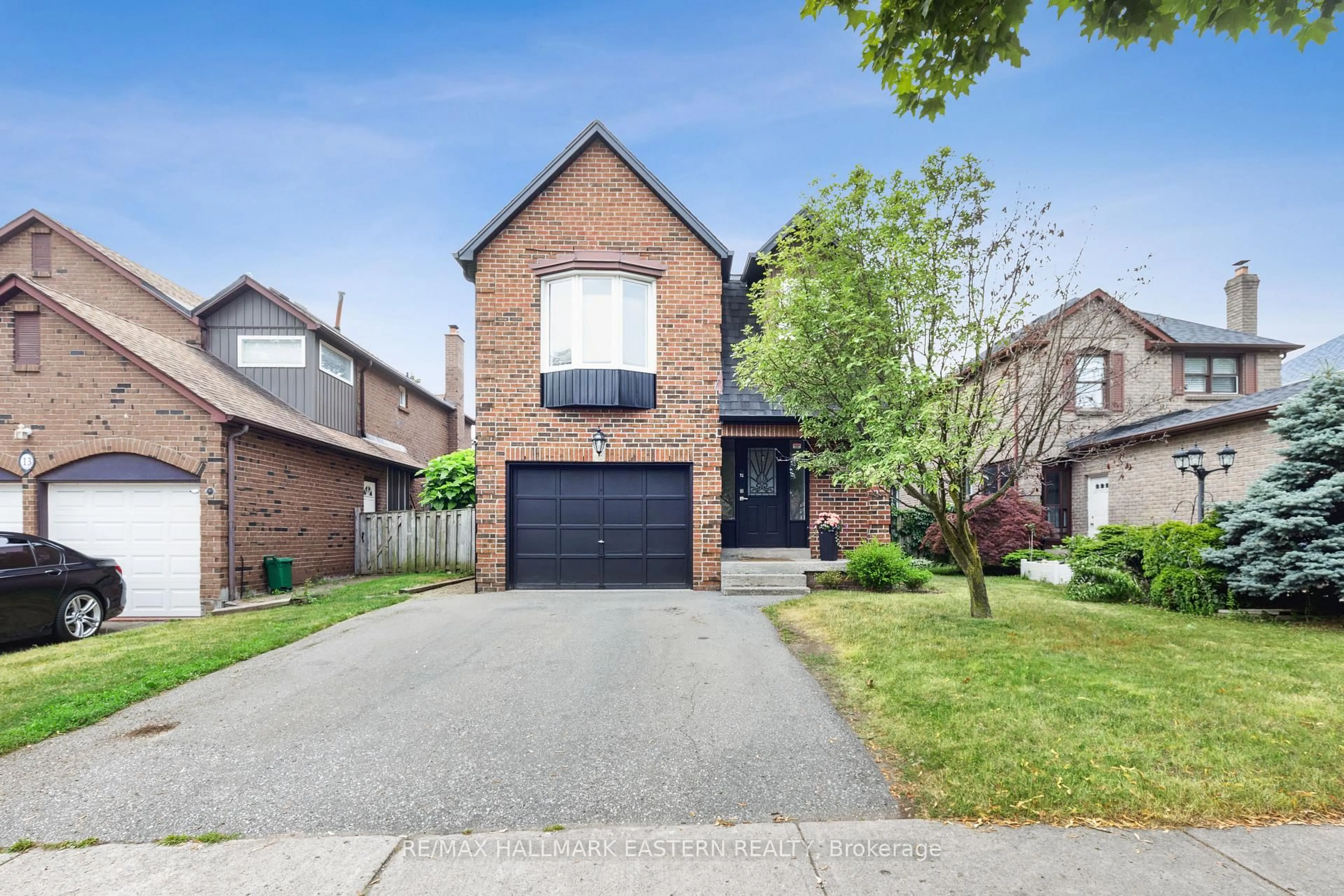 Home with brick exterior material, street for 15 Ravenscroft Rd, Ajax Ontario L1T 1V7