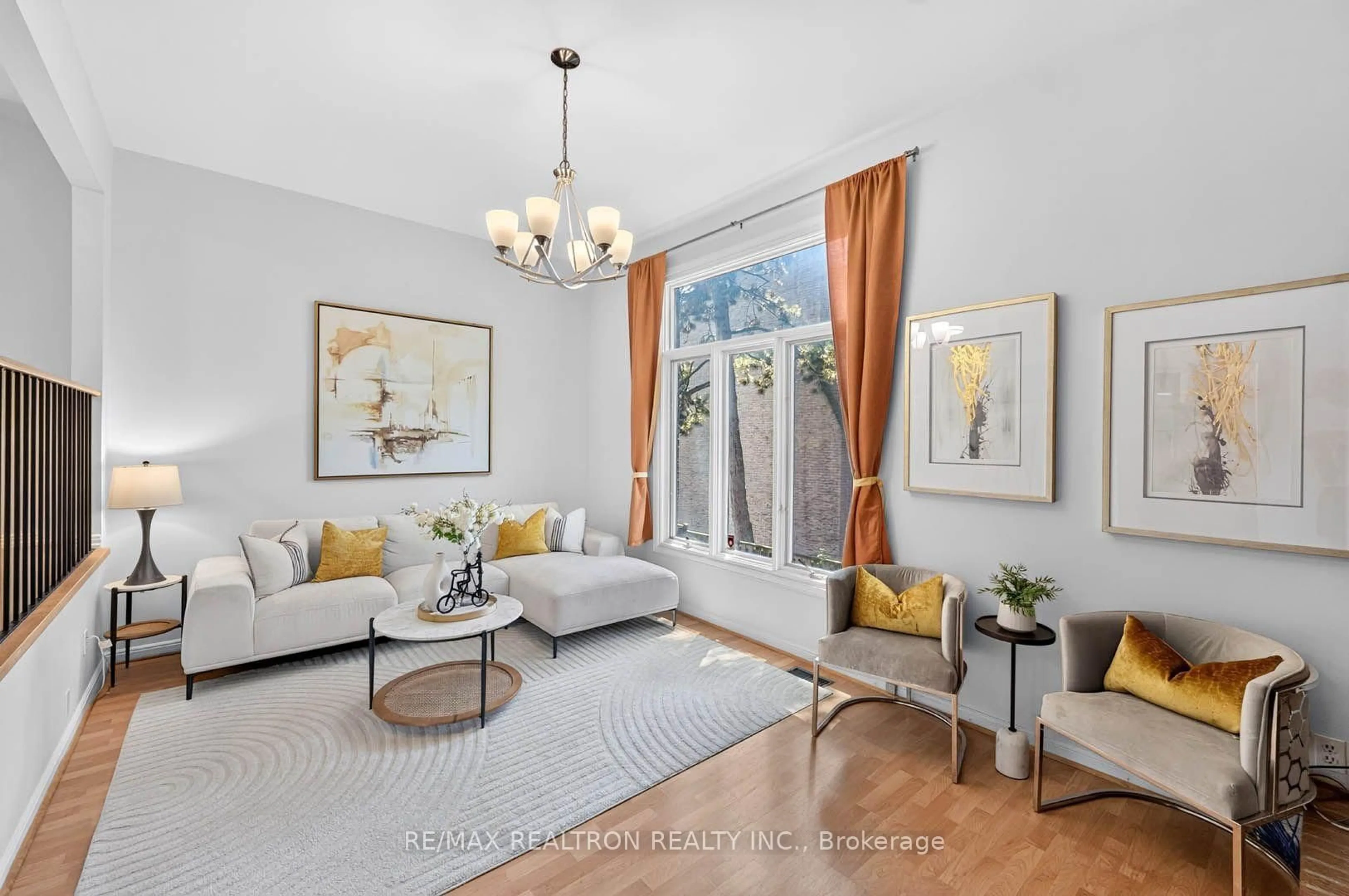 Living room with furniture, unknown for 100 Burrows Hall Blvd #36, Toronto Ontario M1B 1M7
