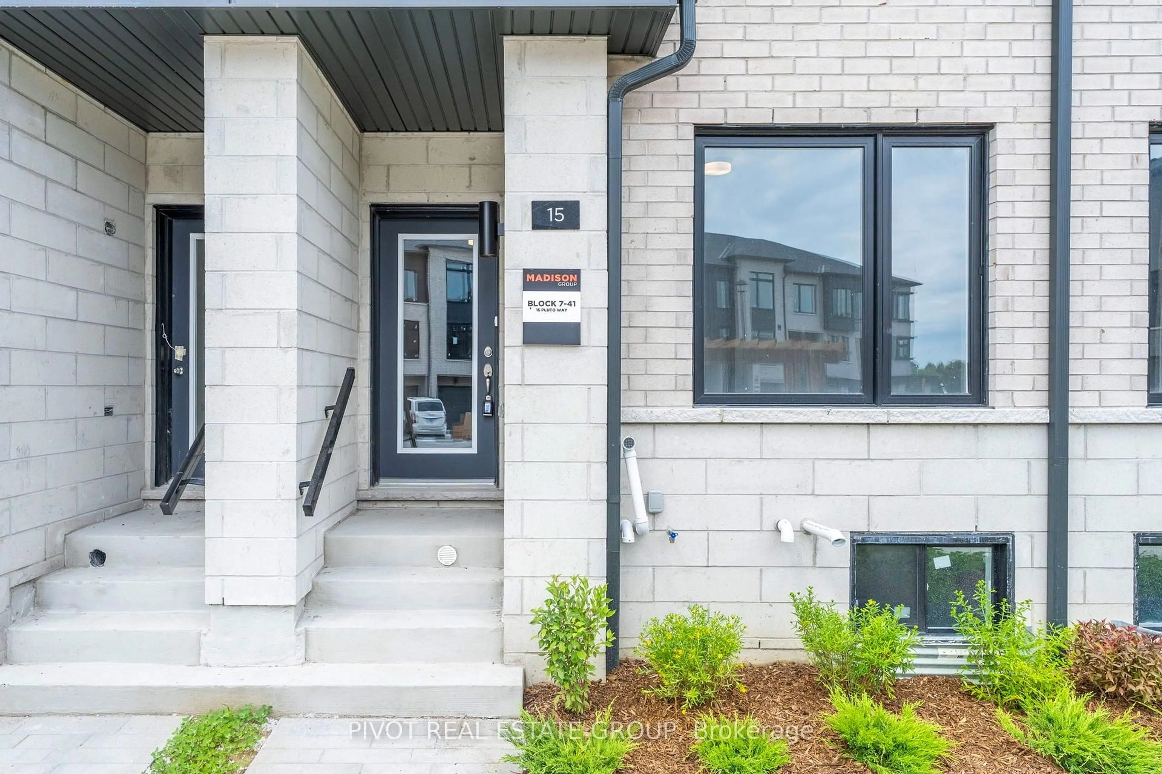 Home with brick exterior material, street for 15 Pluto Way, Whitby Ontario L1M 0M7
