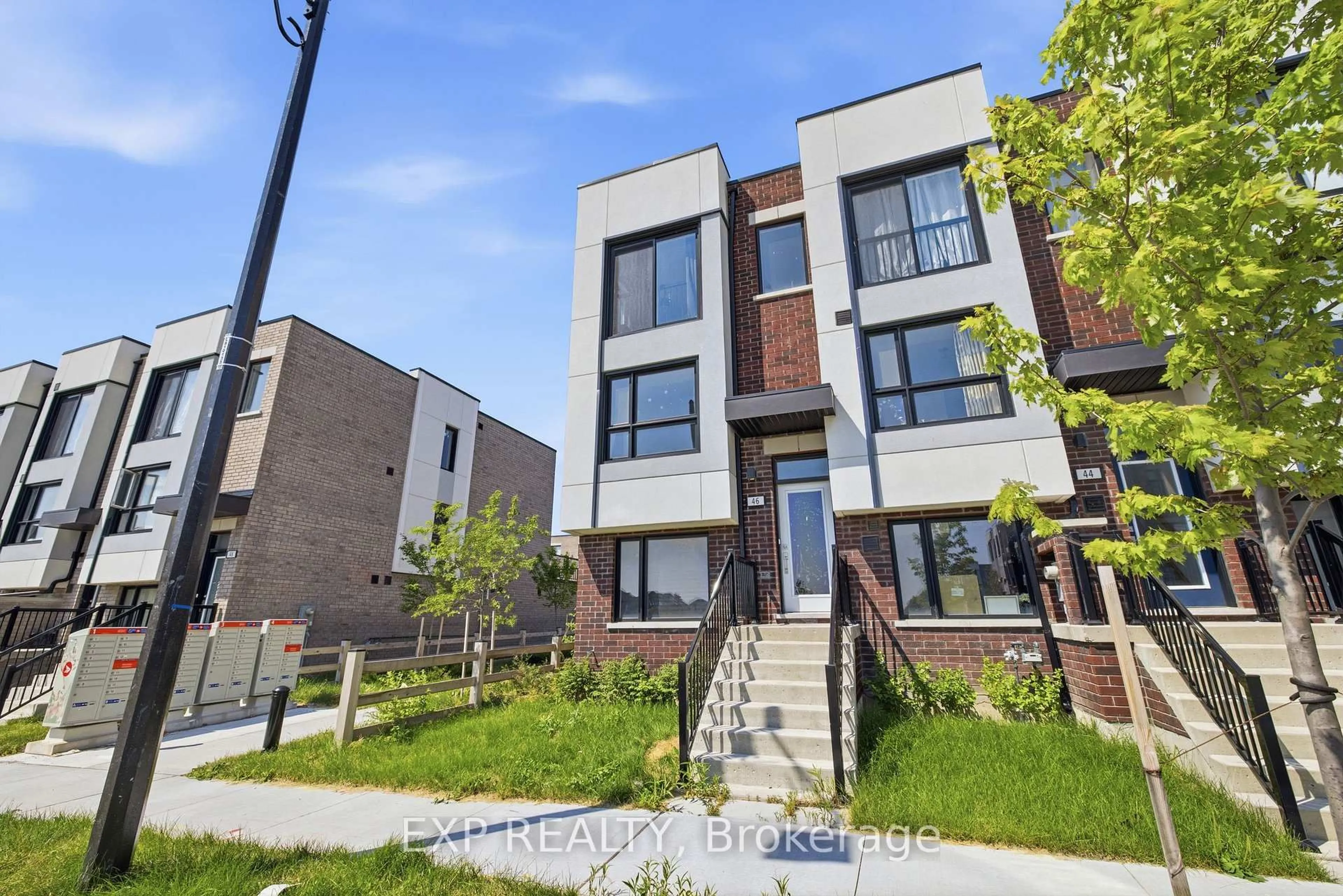 Home with brick exterior material, street for 46 Bateson St, Ajax Ontario L1S 7M3