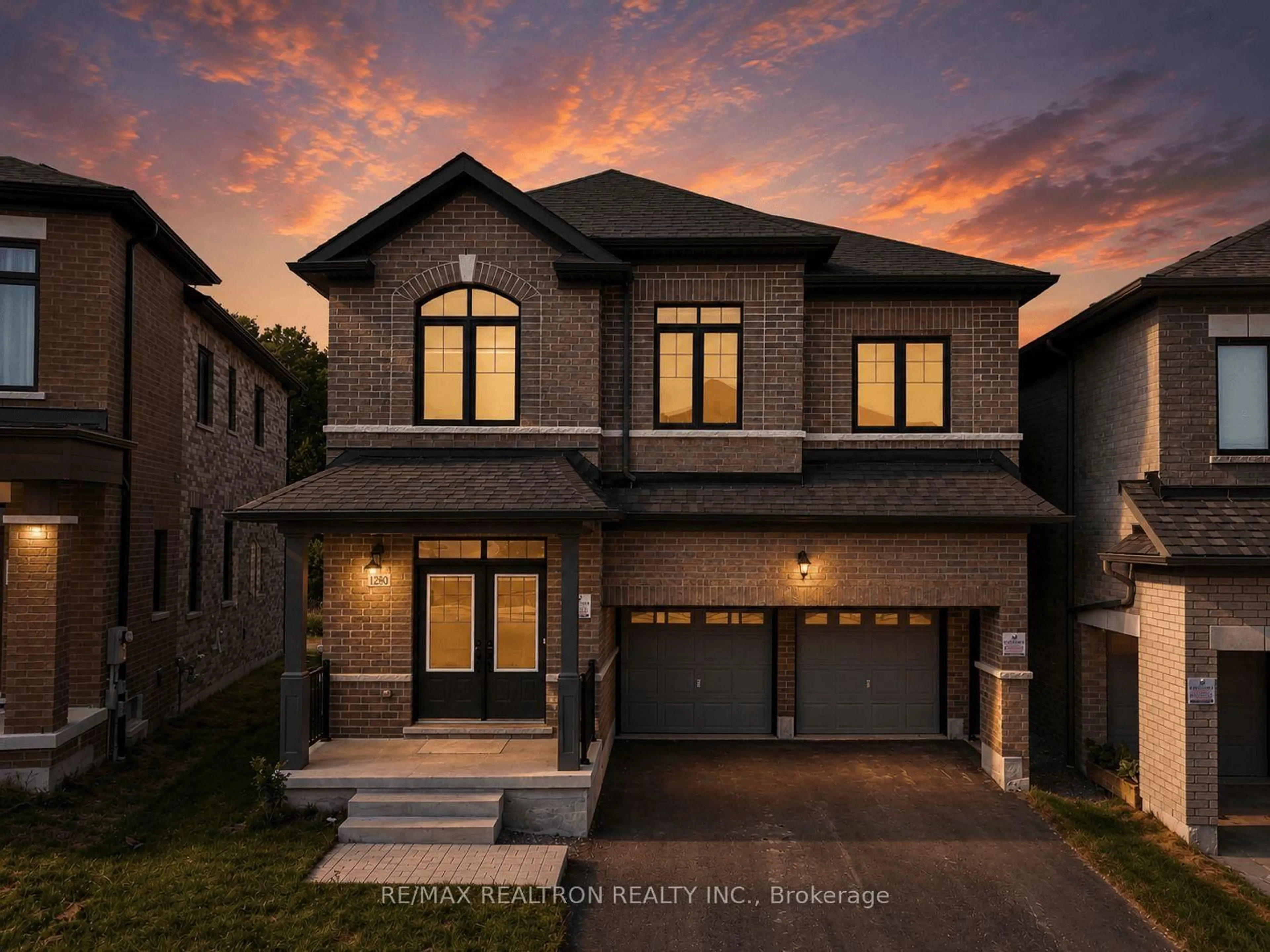 Home with brick exterior material, street for 1280 Talisman Manr, Pickering Ontario L1X 0K4