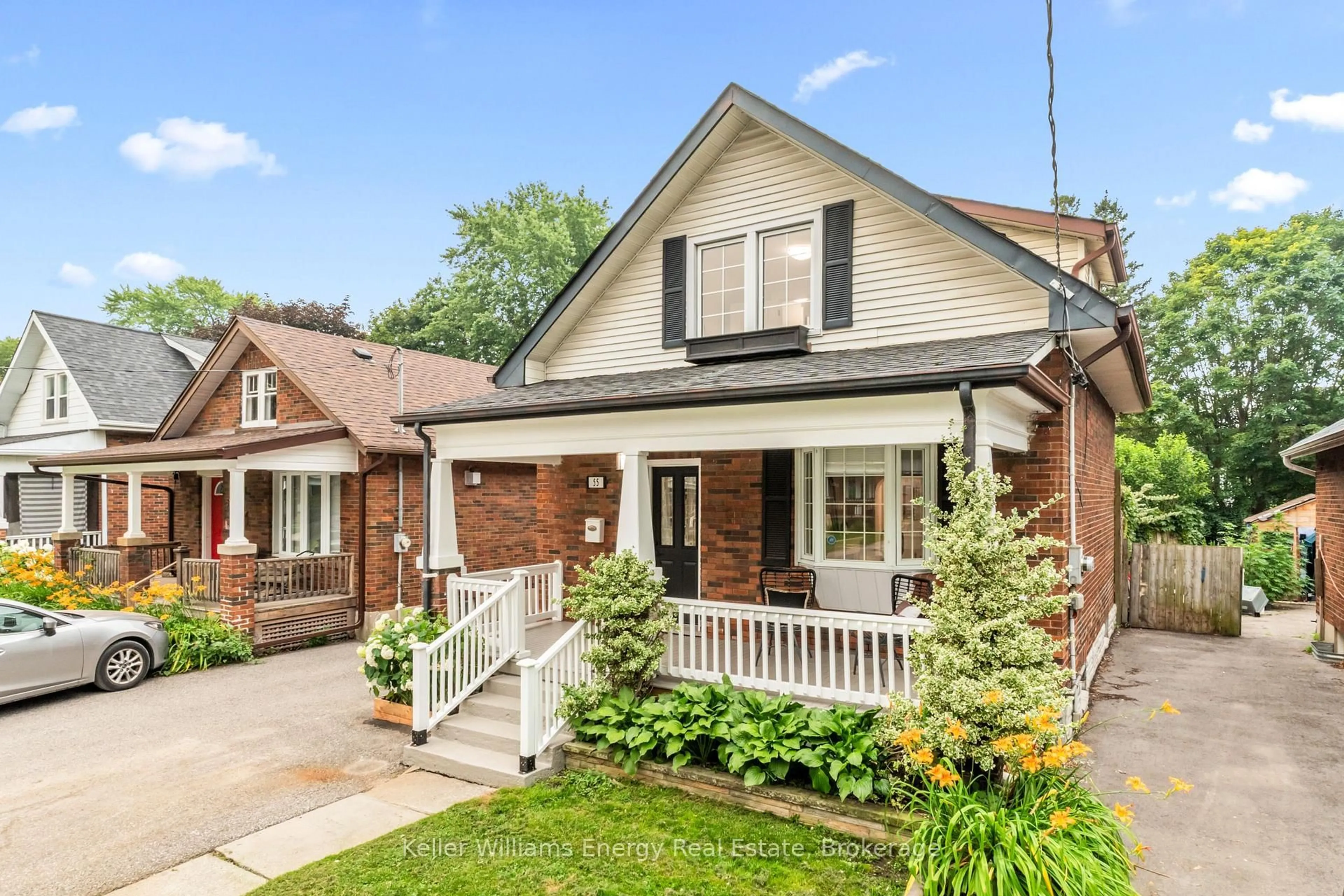 Home with brick exterior material, street for 55 Arlington Ave, Oshawa Ontario L1G 2N3