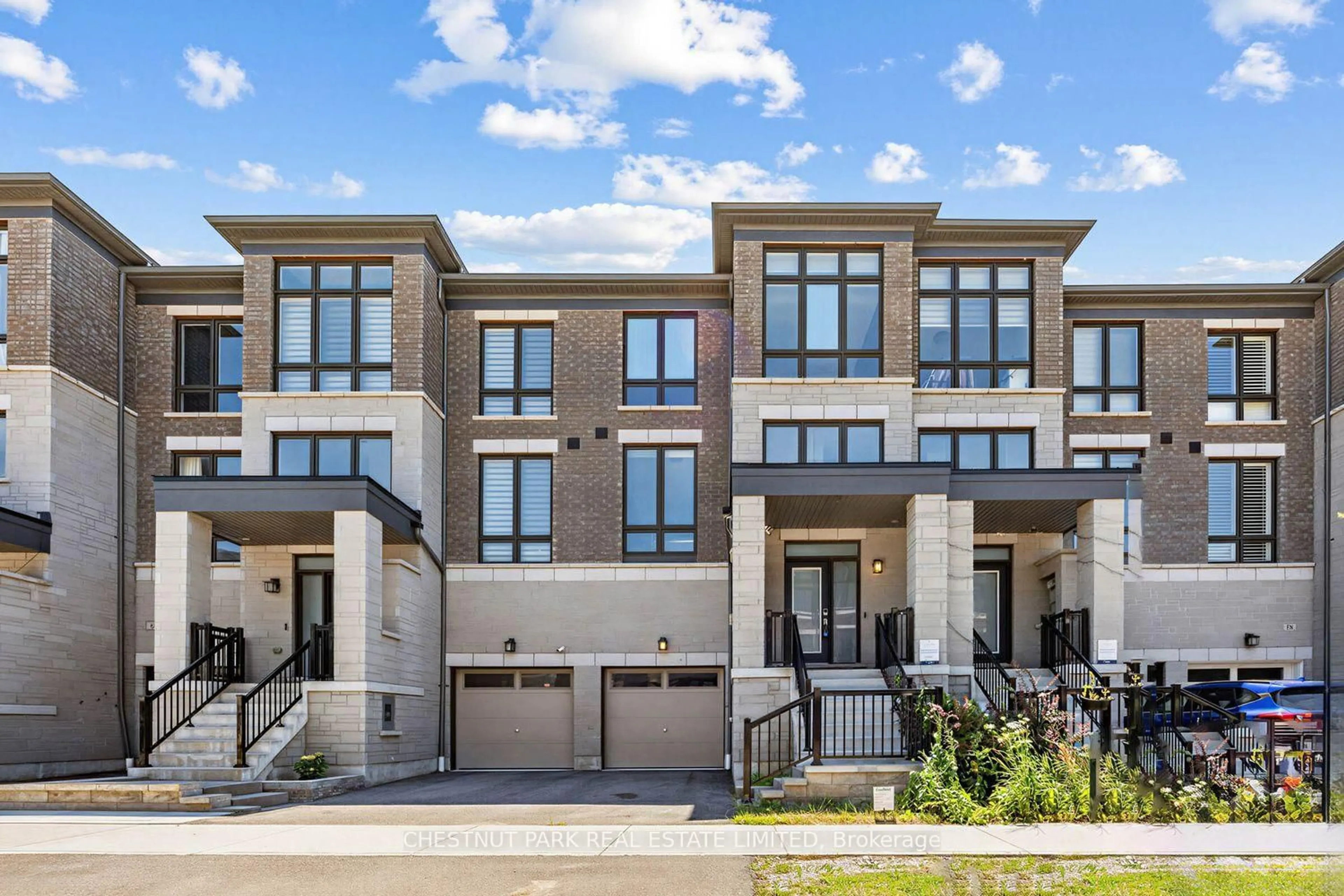 Home with brick exterior material, street for 64 Douet Lane, Ajax Ontario L1Z 0V4