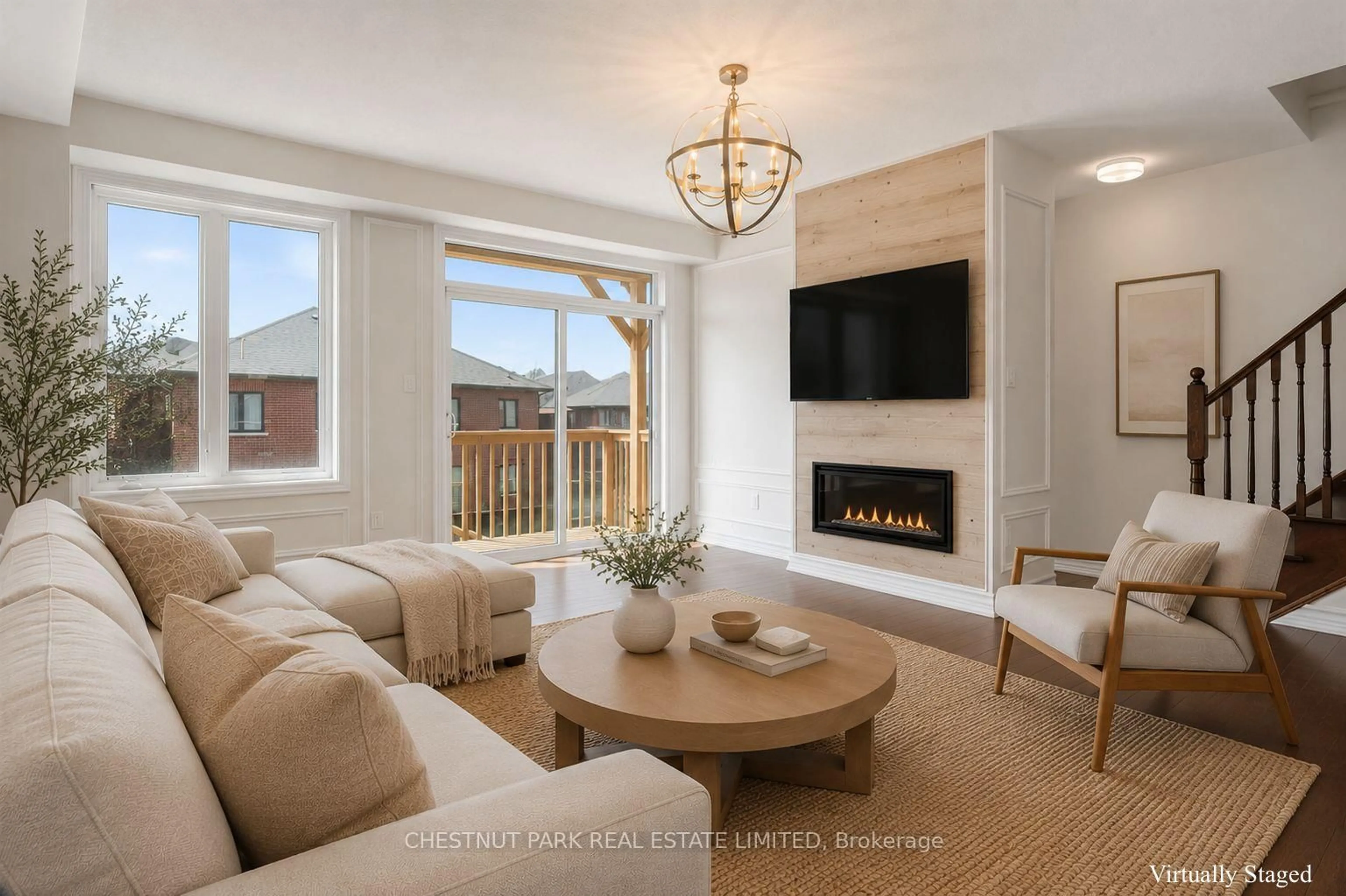 Living room with furniture, unknown for 64 Douet Lane, Ajax Ontario L1Z 0V4
