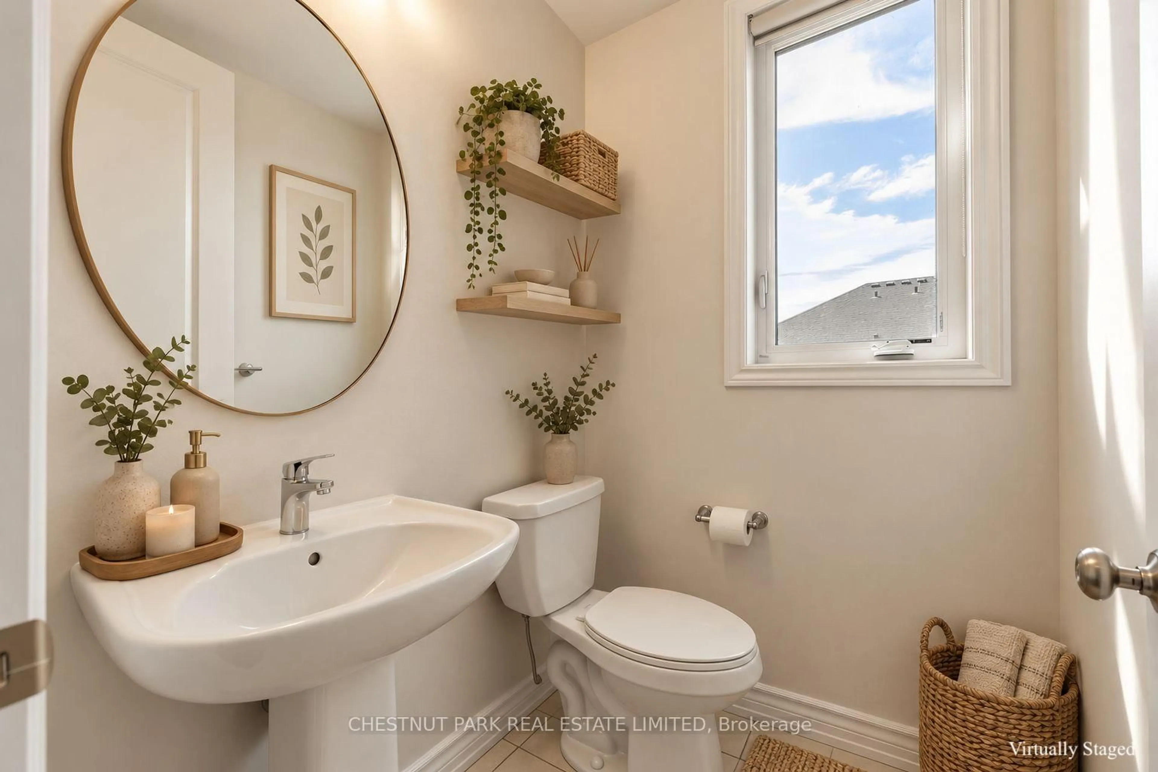 Contemporary bathroom, ceramic/tile floor for 64 Douet Lane, Ajax Ontario L1Z 0V4