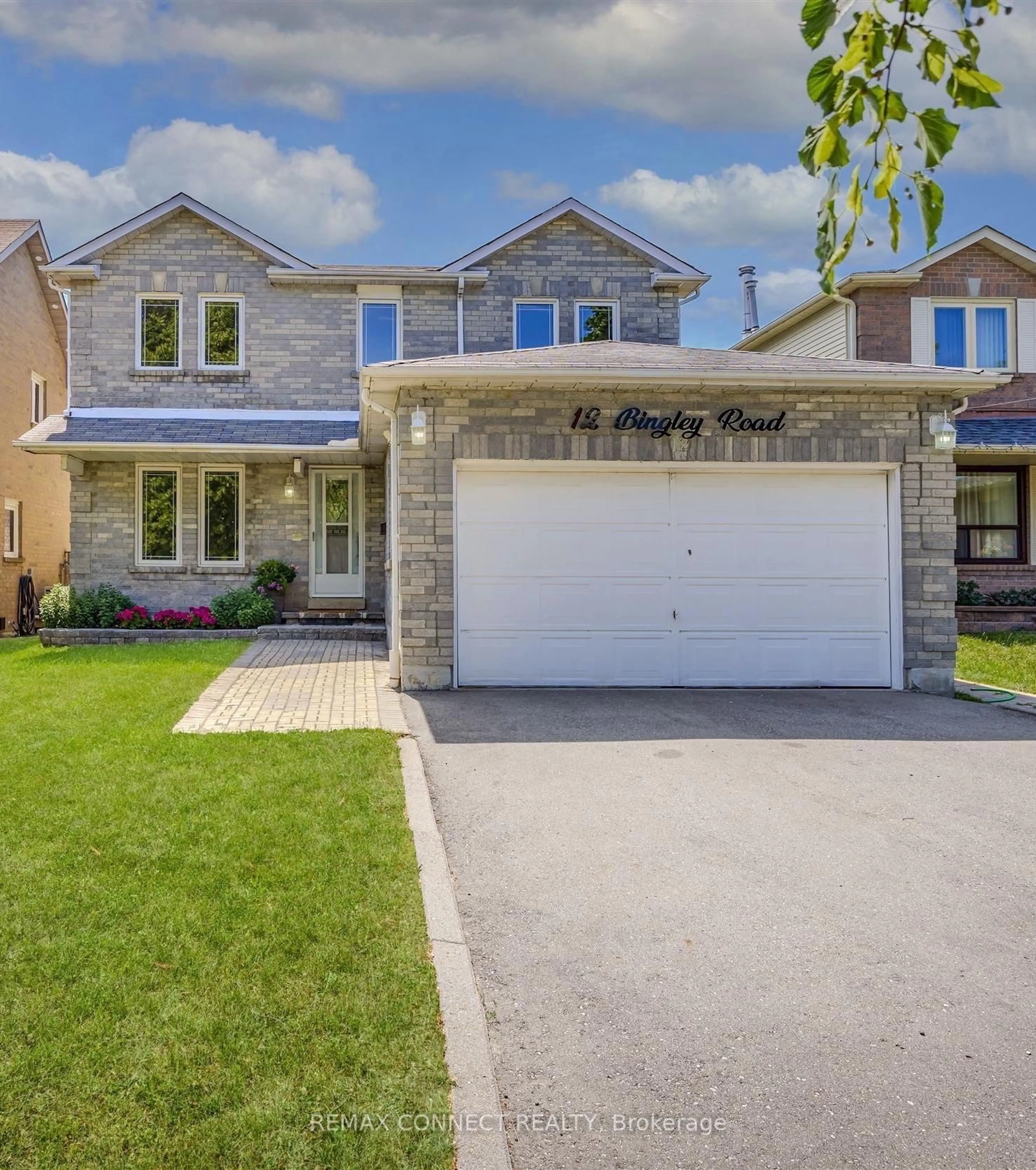 Home with brick exterior material, street for 12 Bingley Rd, Toronto Ontario M1X 1L1