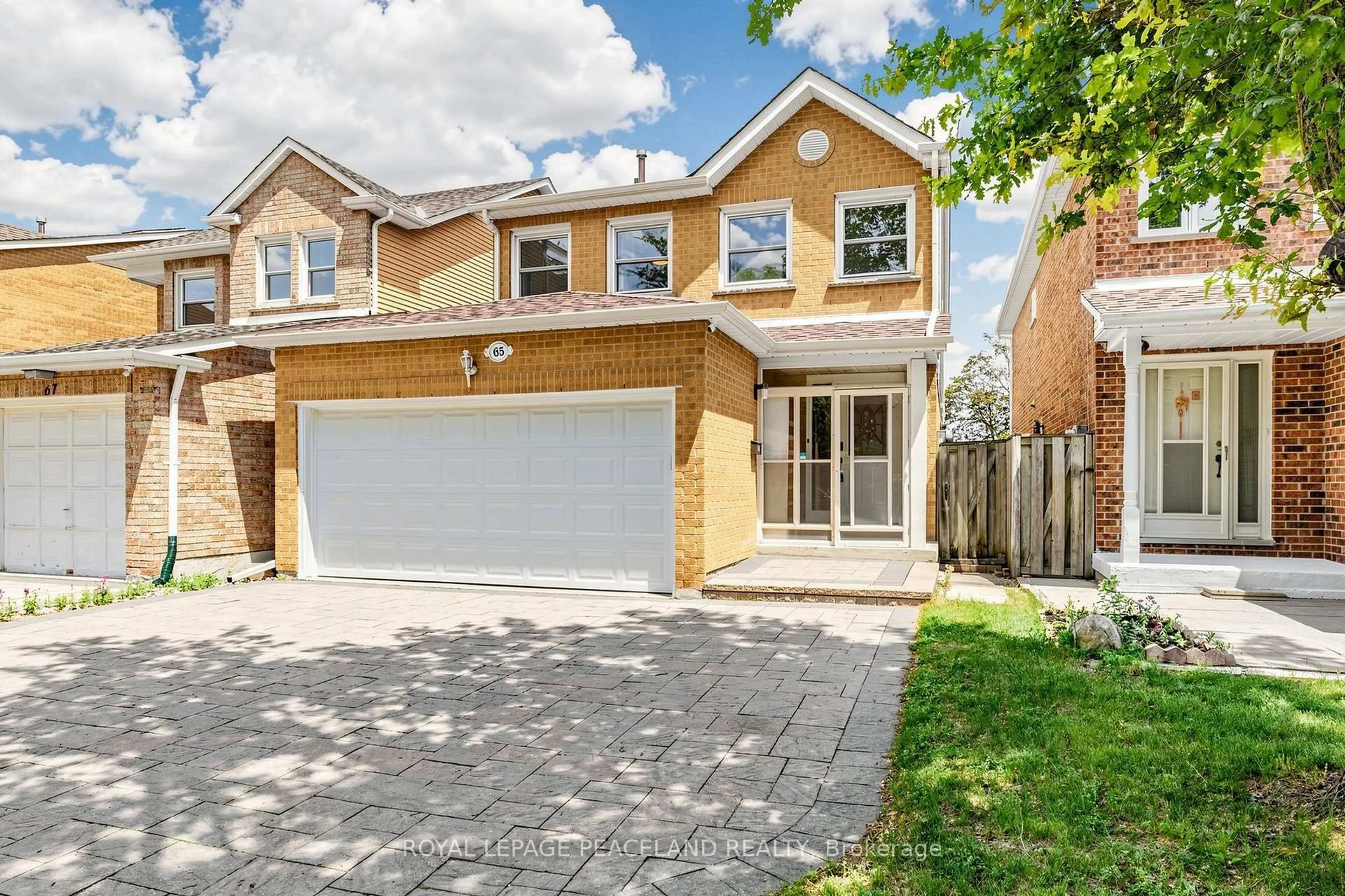 Home with brick exterior material, street for 65 Becca Hall Tr, Toronto Ontario M1V 2T7