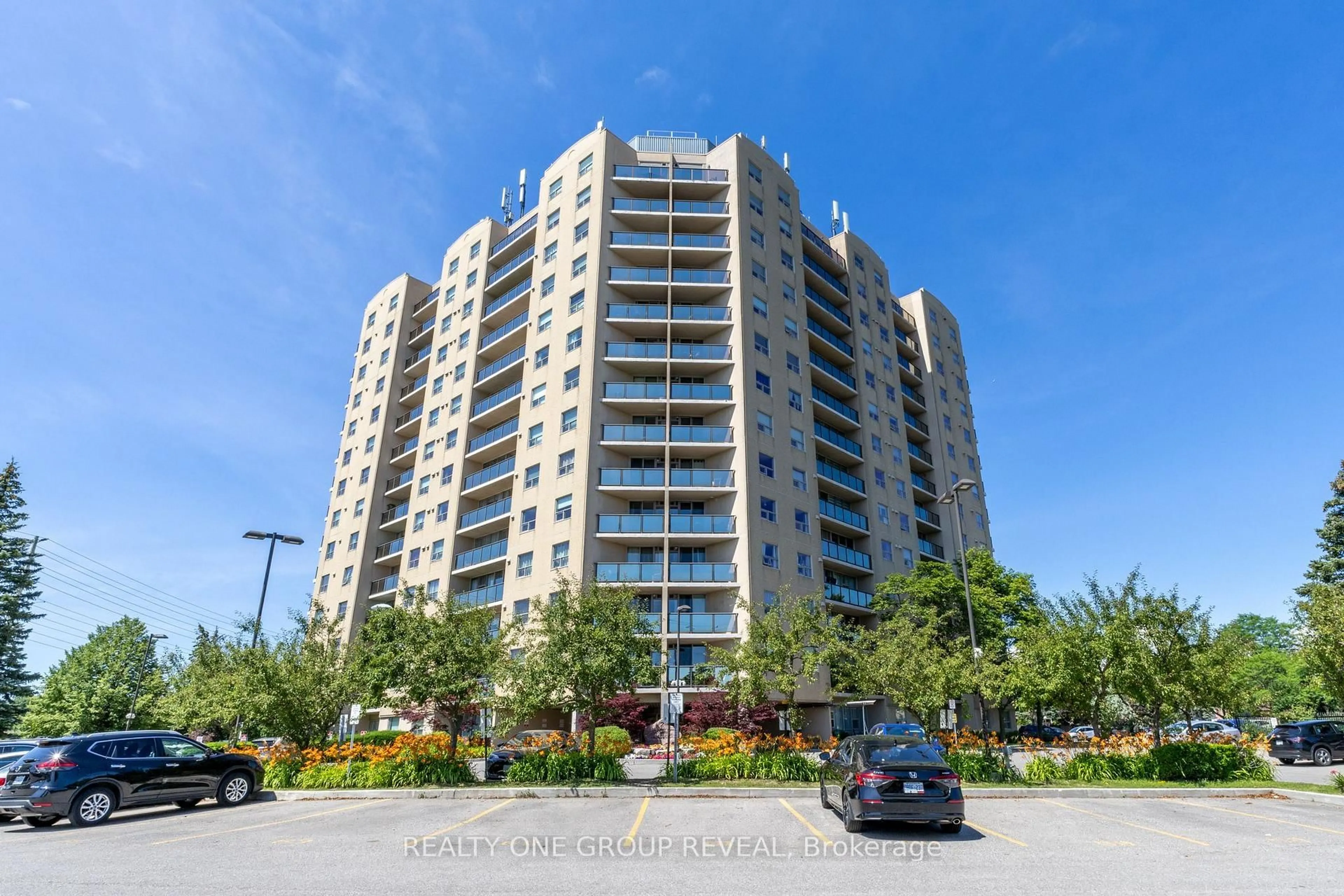 A pic from outside/outdoor area/front of a property/back of a property/a pic from drone, unknown for 2 Westney Rd #602, Ajax Ontario L1T 3H3