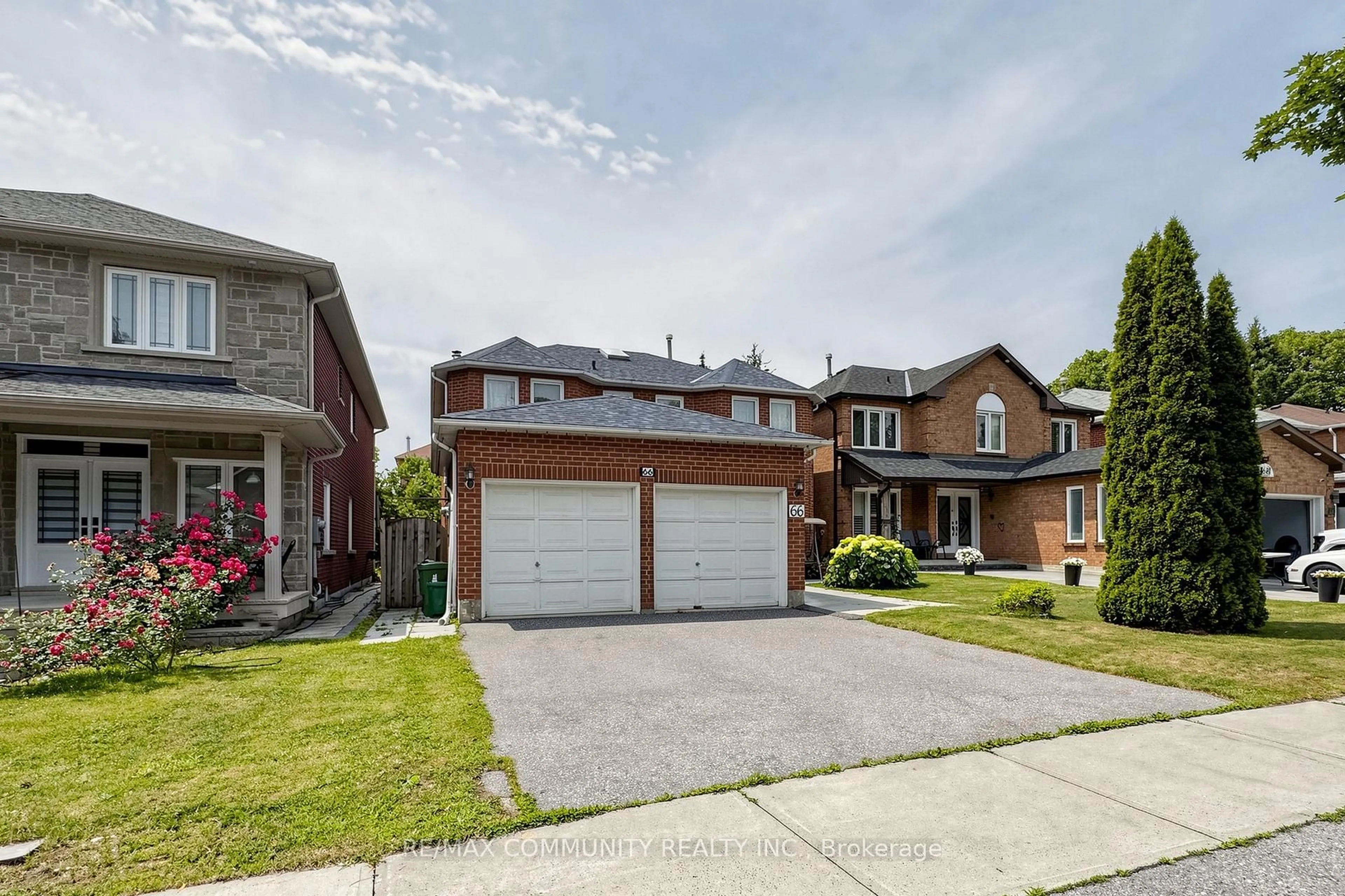 Home with brick exterior material, street for 66 Wandering Tr, Toronto Ontario M1X 1J8