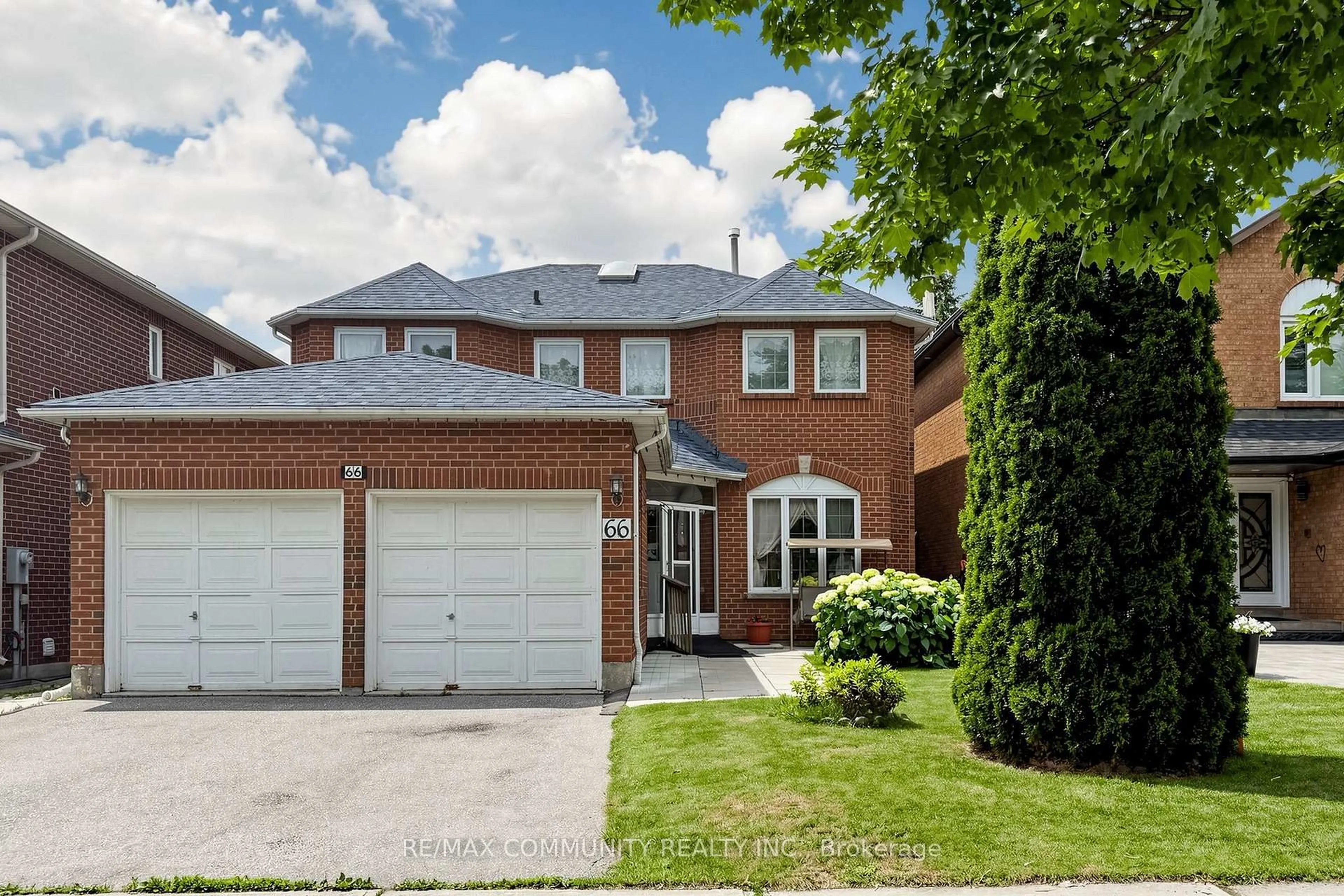Home with brick exterior material, street for 66 Wandering Tr, Toronto Ontario M1X 1J8