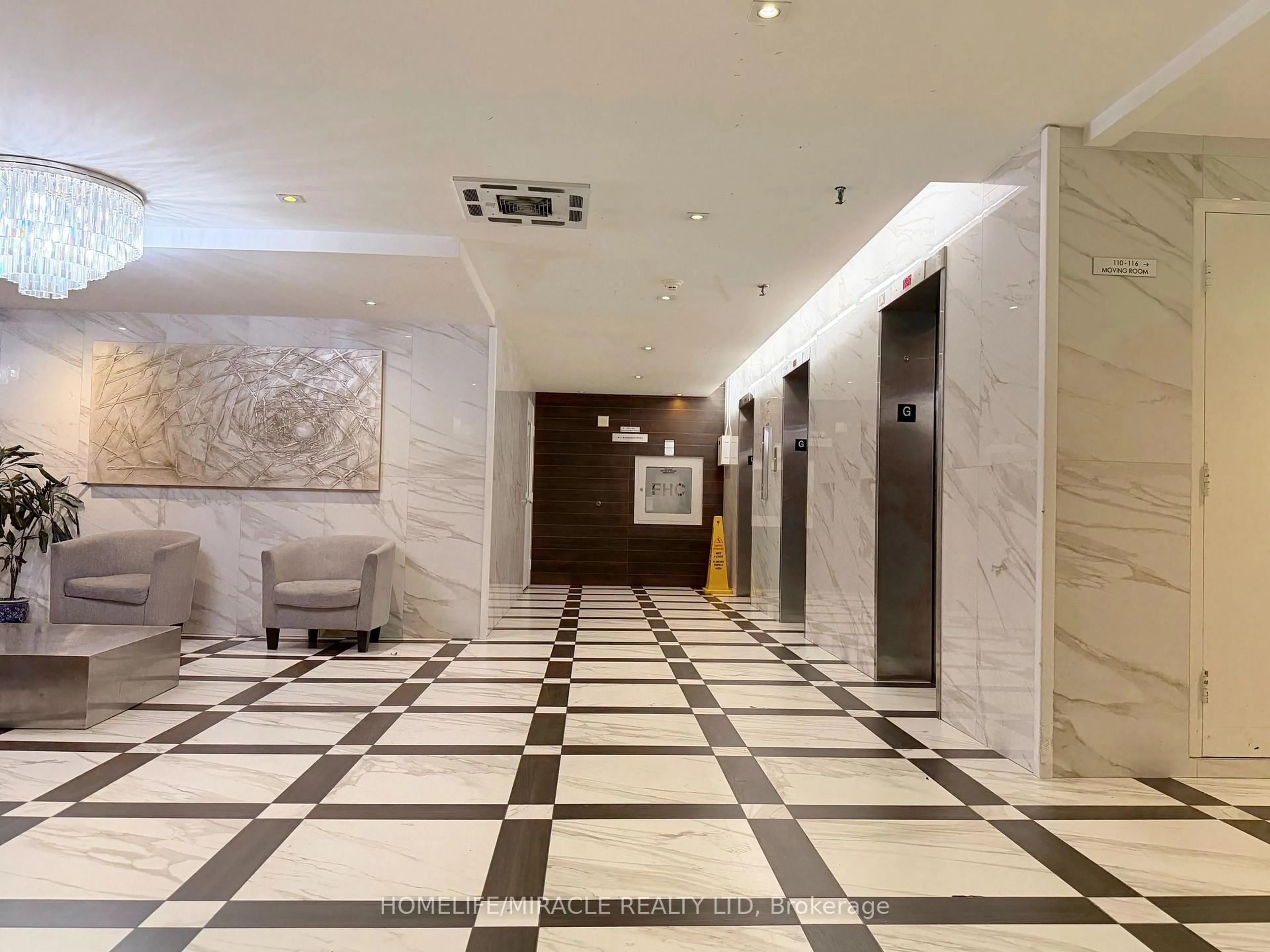 Lobby for 100 Wingarden Crt #714, Toronto Ontario M1B 2P4
