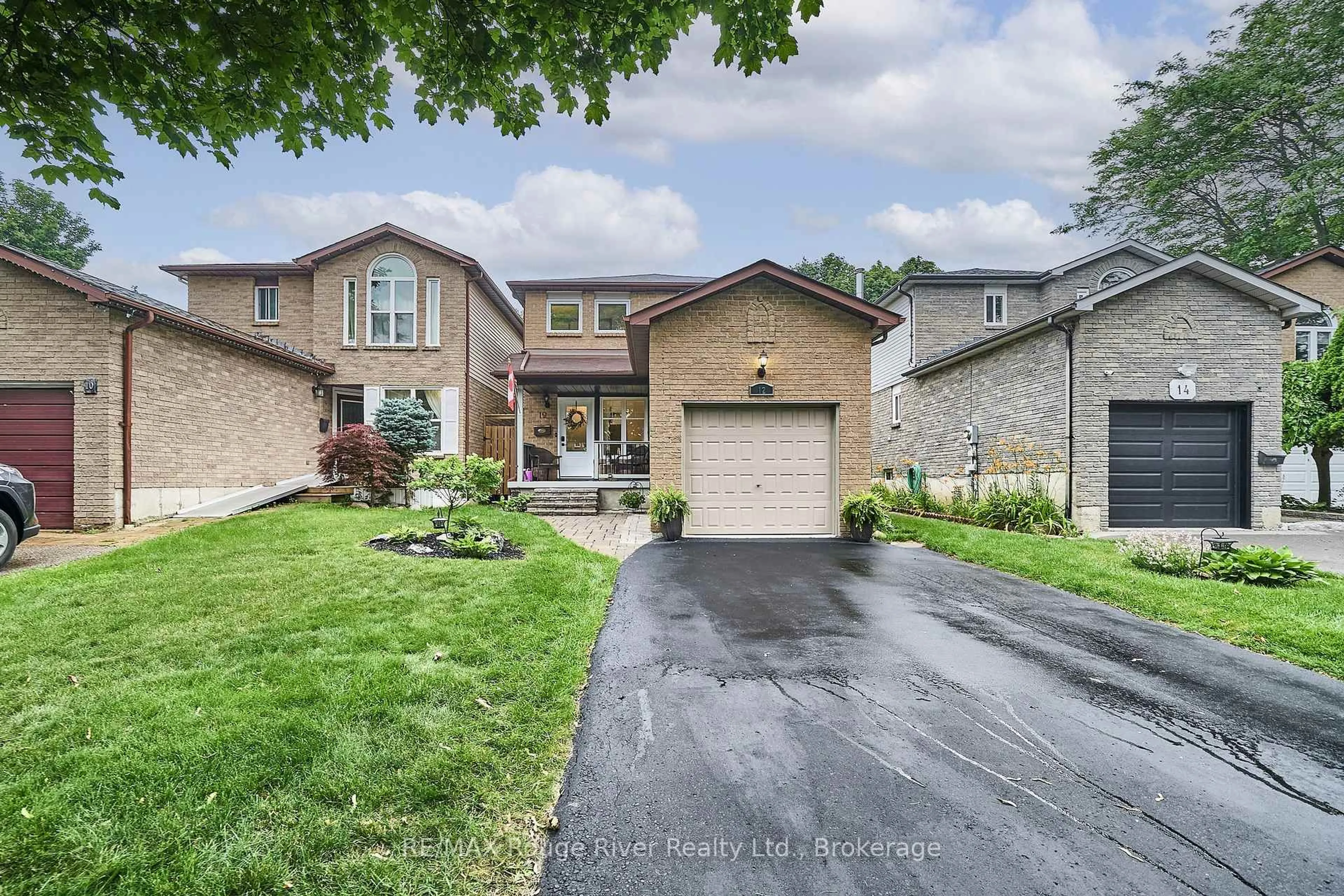 Home with brick exterior material, street for 12 Goldring Dr, Whitby Ontario L1P 1C1
