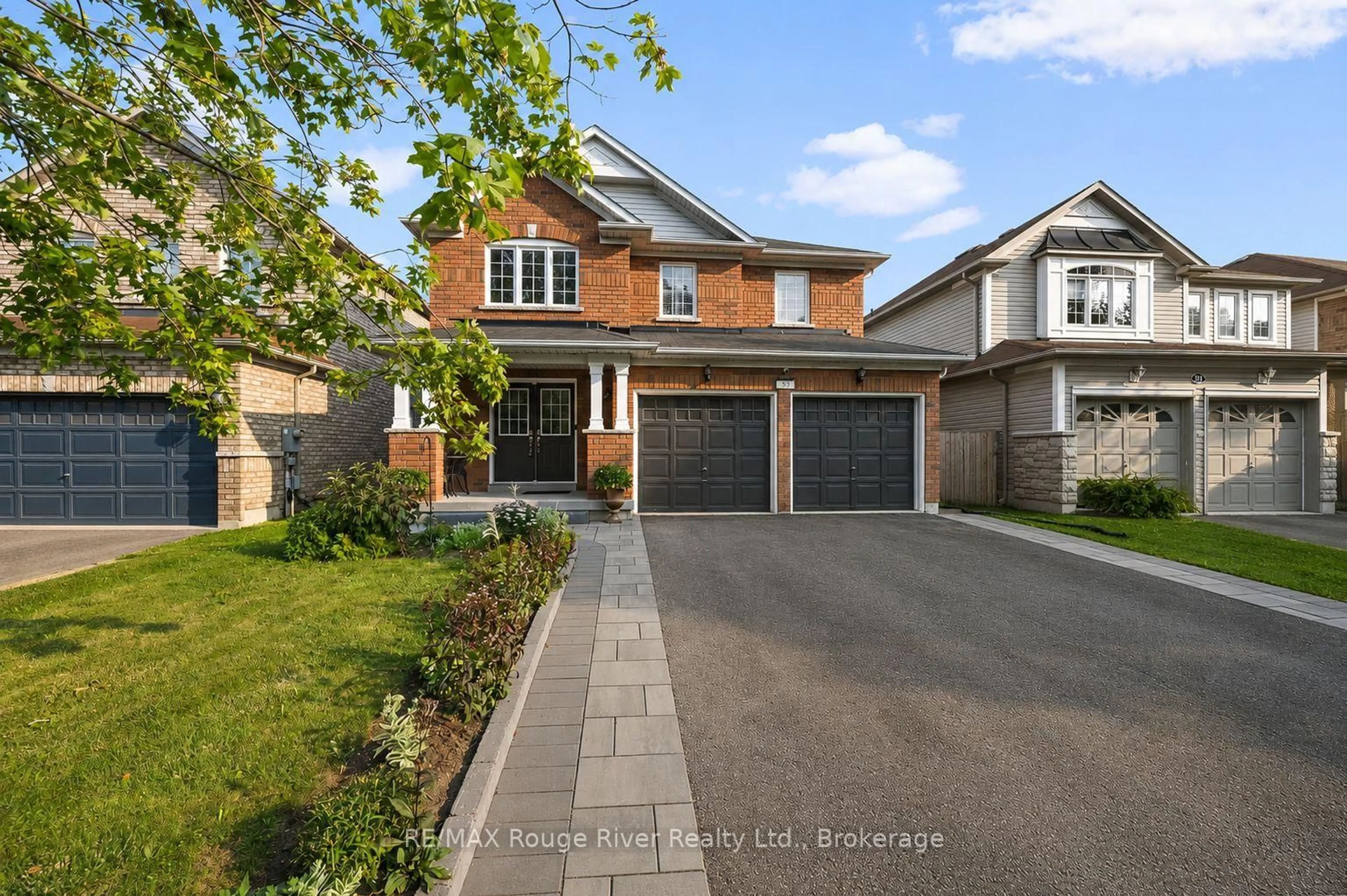 Home with brick exterior material, street for 53 Concession St, Clarington Ontario L1C 5M7