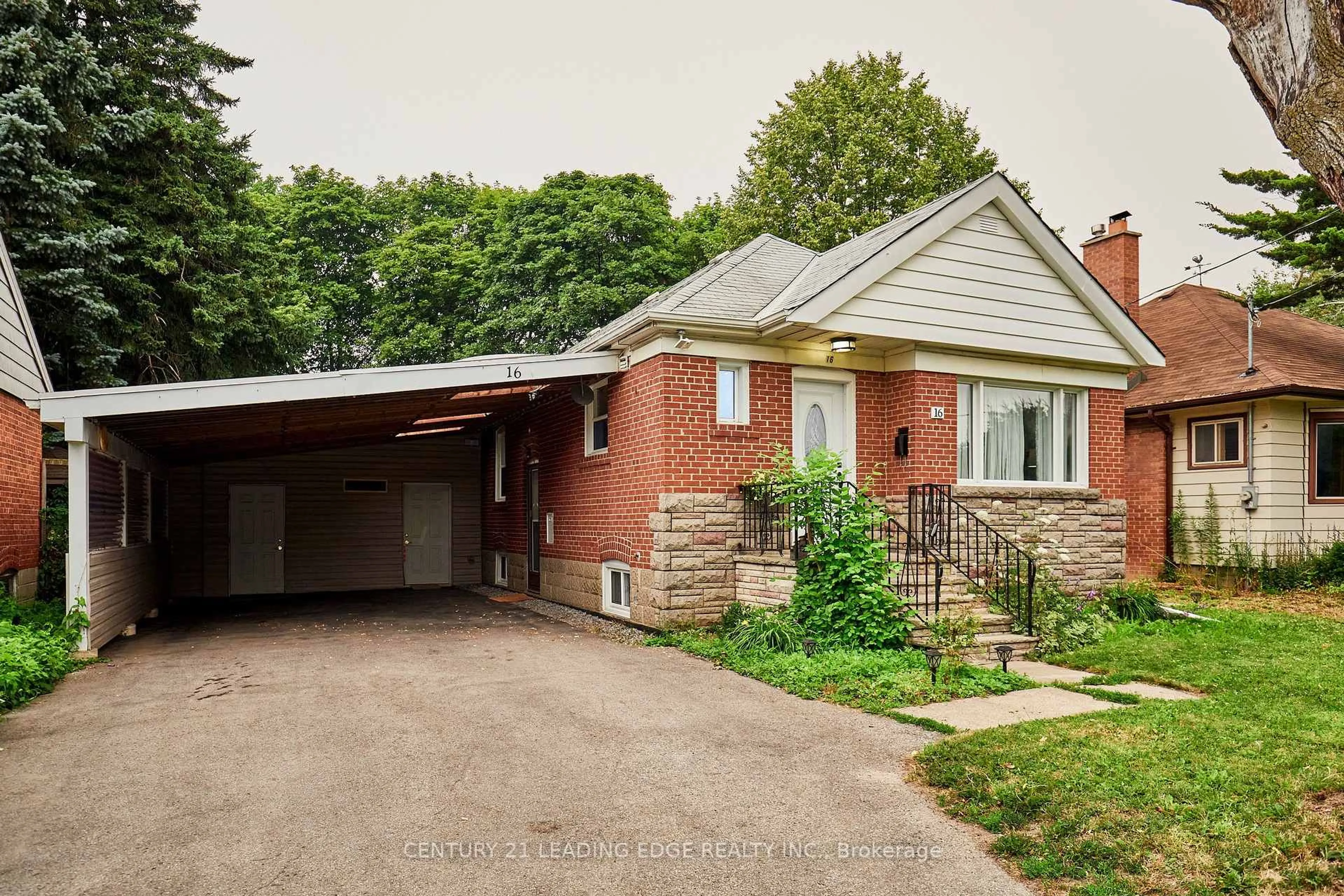 Home with brick exterior material, street for 16 McCowan Rd, Toronto Ontario M1M 3L8