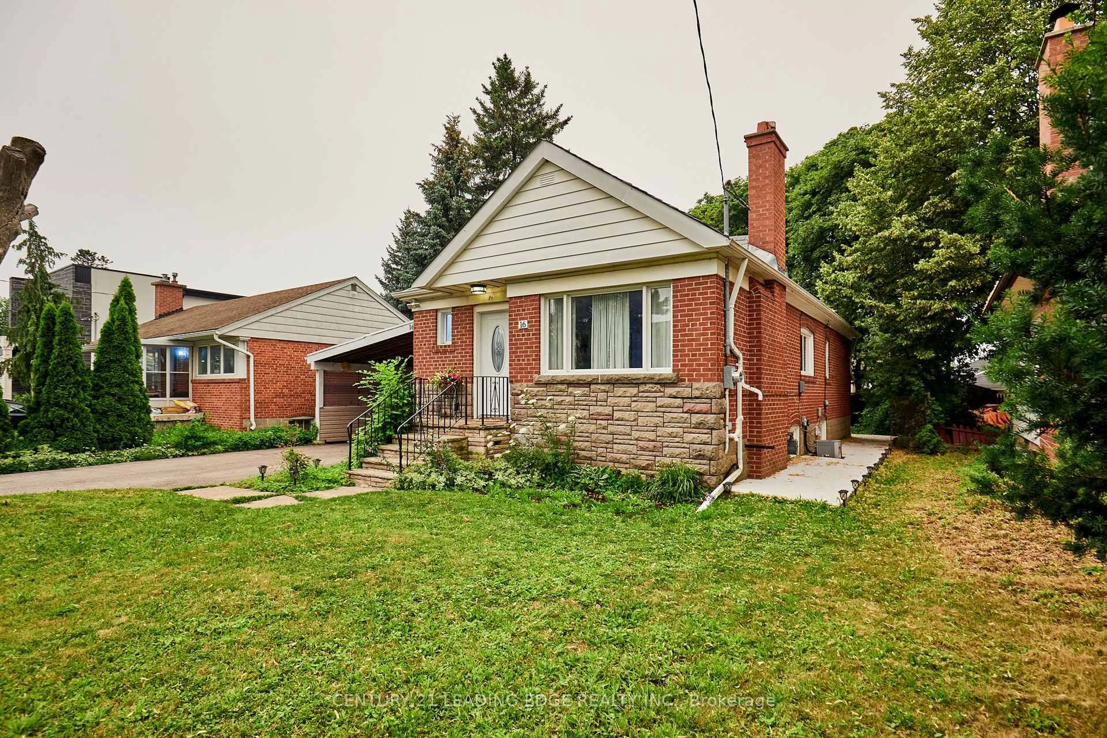 Home with brick exterior material, street for 16 McCowan Rd, Toronto Ontario M1M 3L8