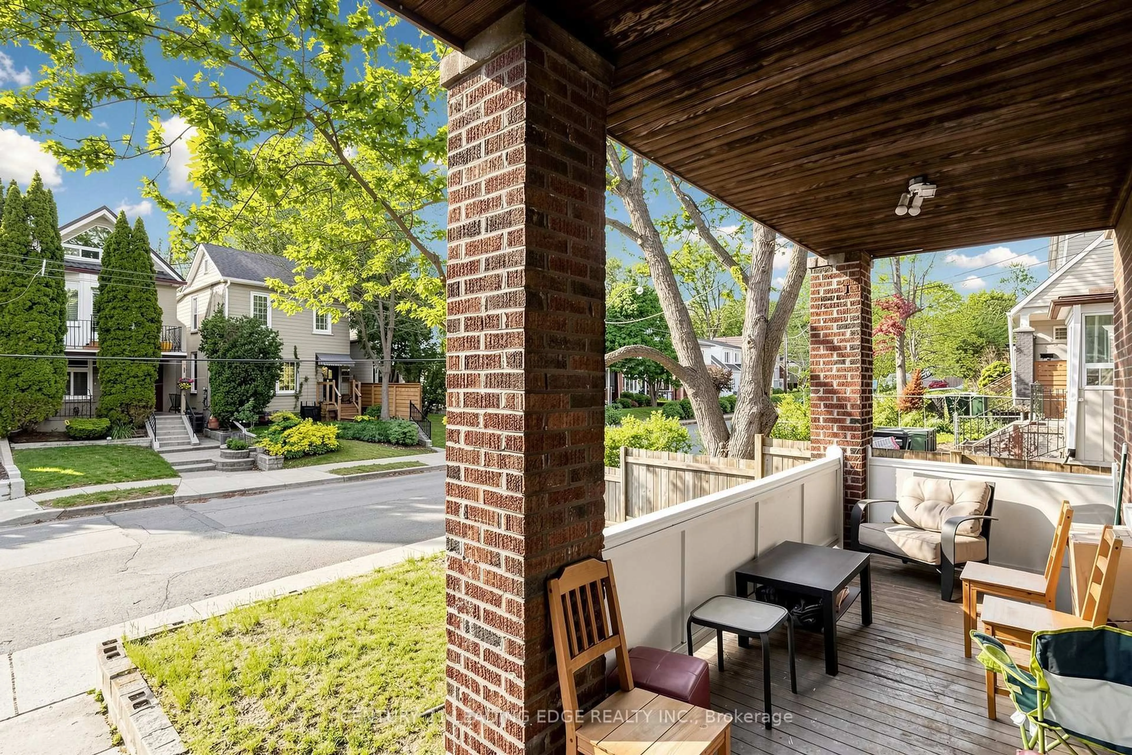 Patio, street for 395 Rhodes Ave, Toronto Ontario M4L 3A6