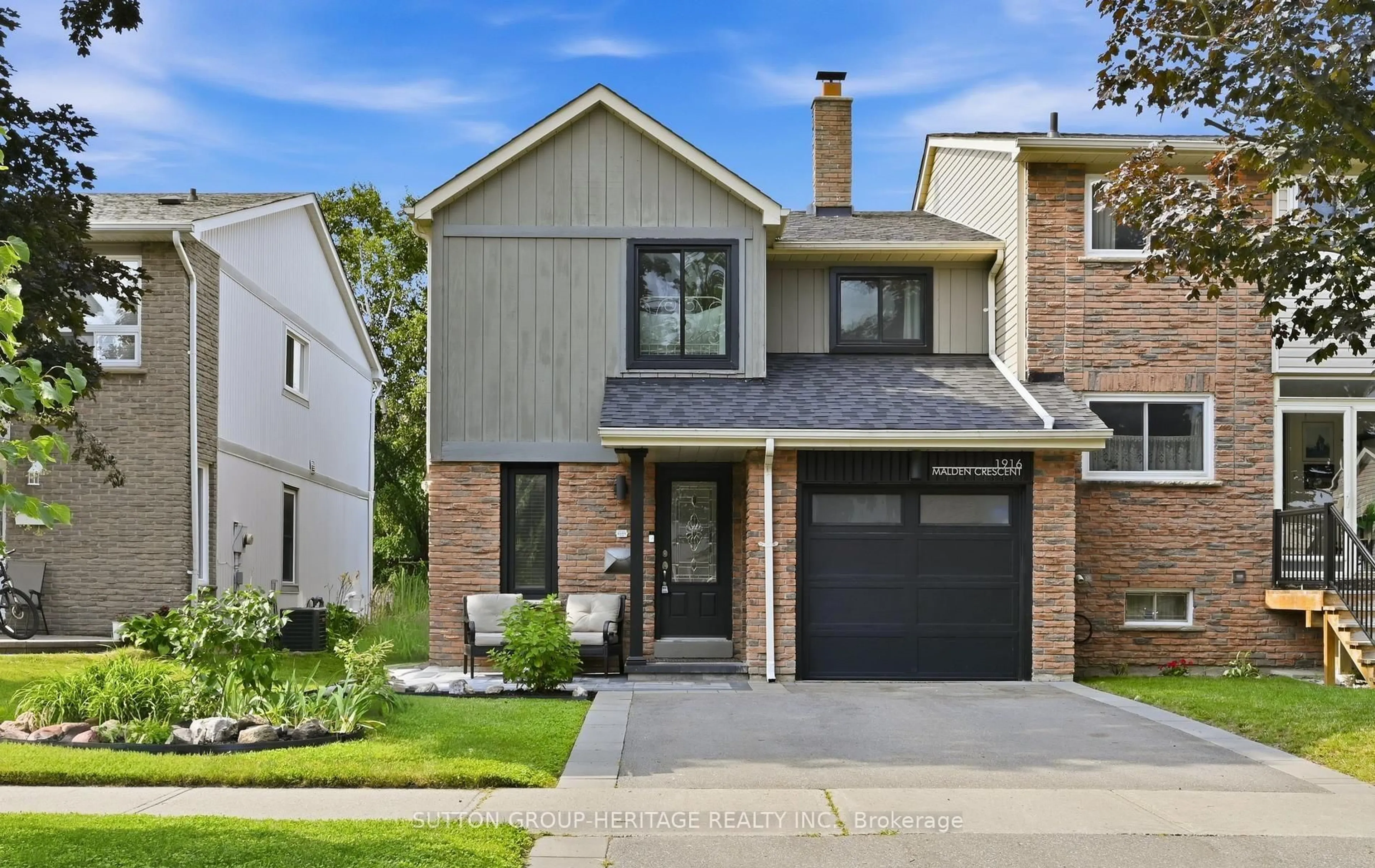 Home with brick exterior material, street for 1916 Malden Cres, Pickering Ontario L1V 3G5