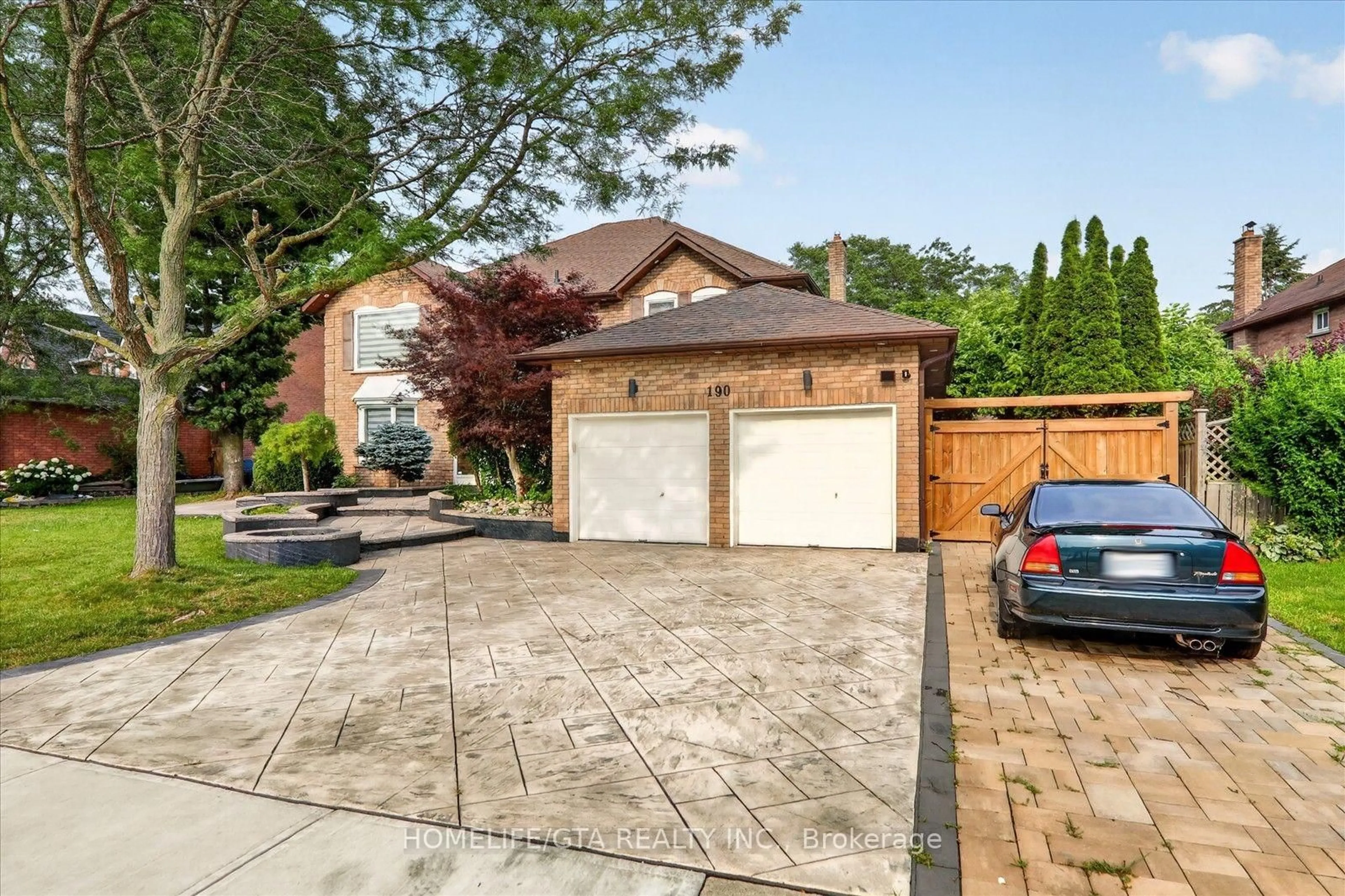 Home with brick exterior material, street for 190 Lake Driveway, Ajax Ontario L1S 4Y2
