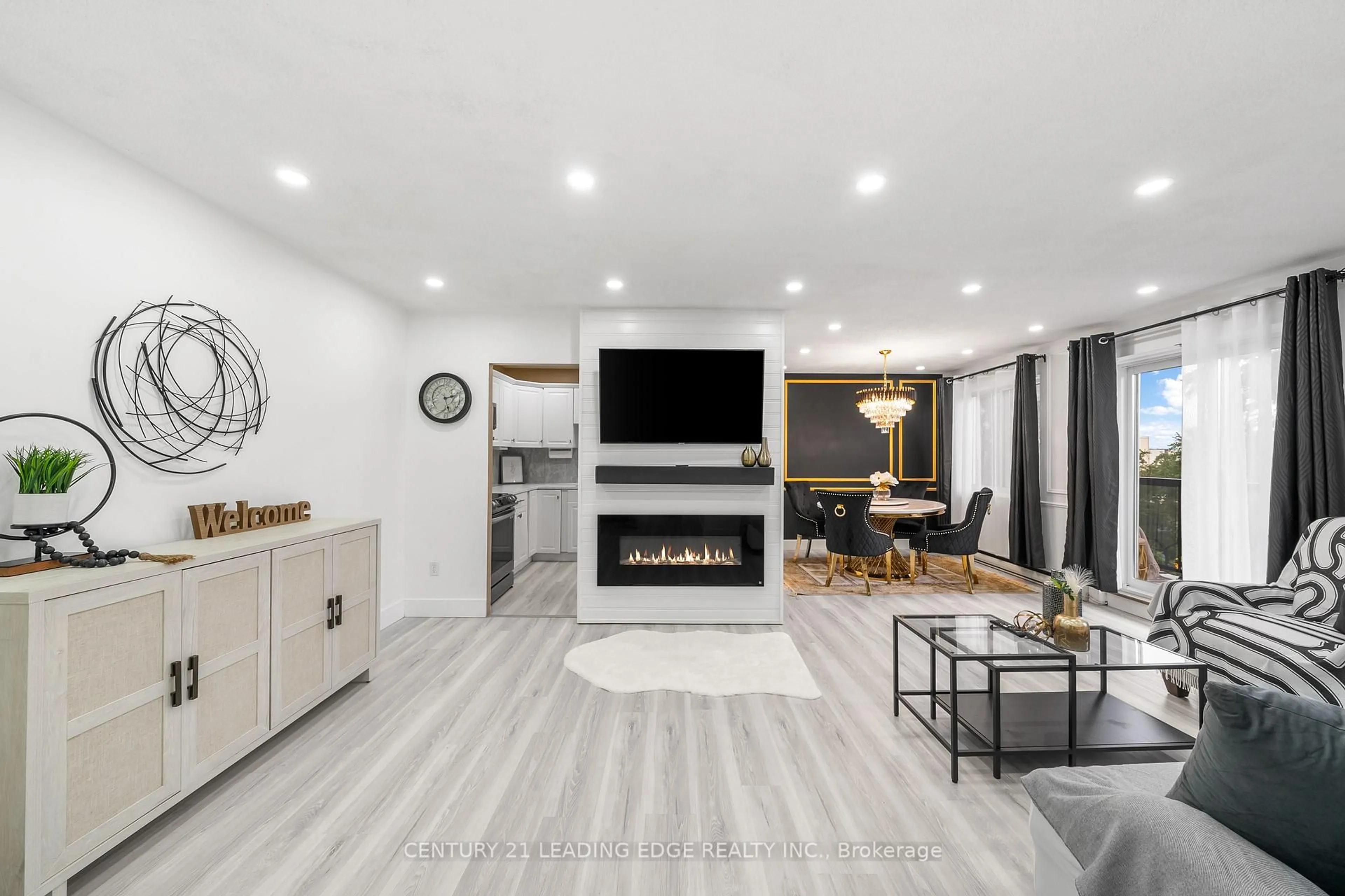Living room with furniture, unknown for 131 Taunton Rd #502, Oshawa Ontario L1G 3T8