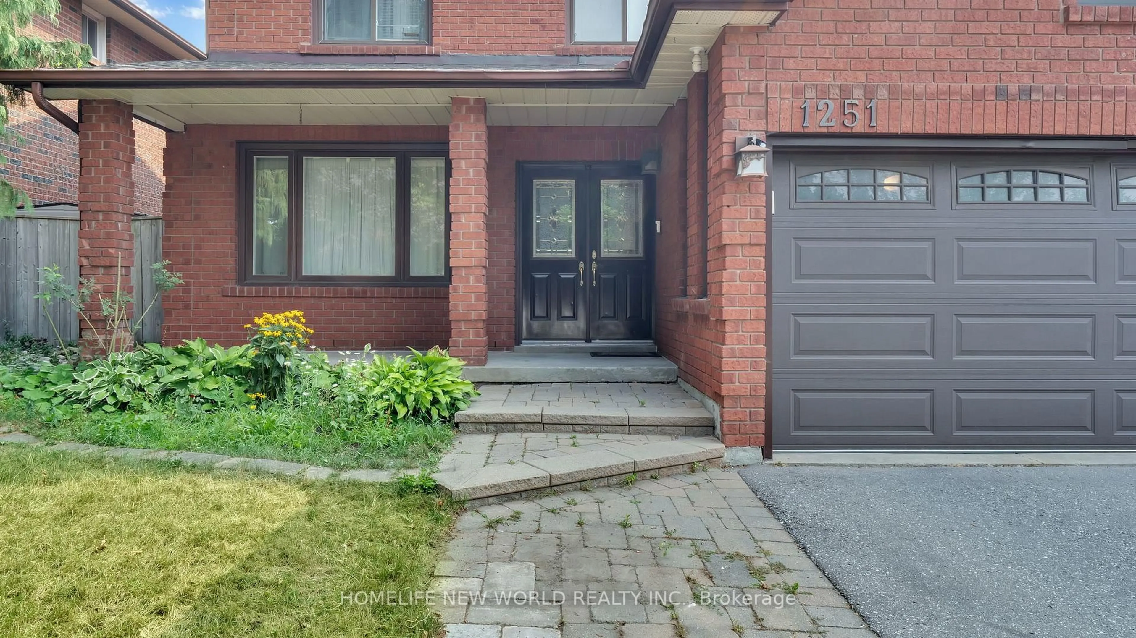 Home with brick exterior material, street for 1251 Fawndale Rd, Pickering Ontario L1V 4N3