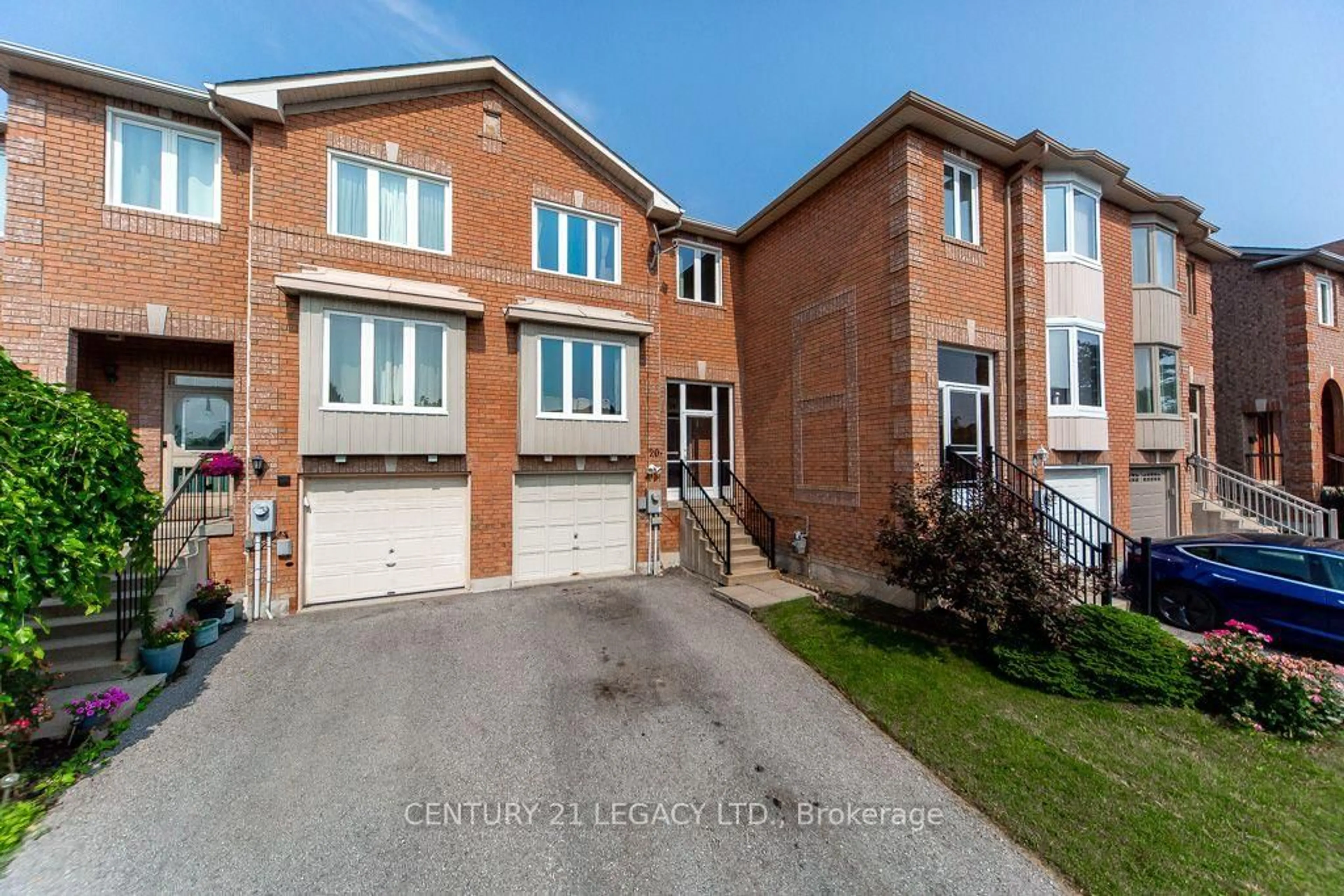 Home with brick exterior material, street for 20 Twigg Dr, Ajax Ontario L1Z 1G4