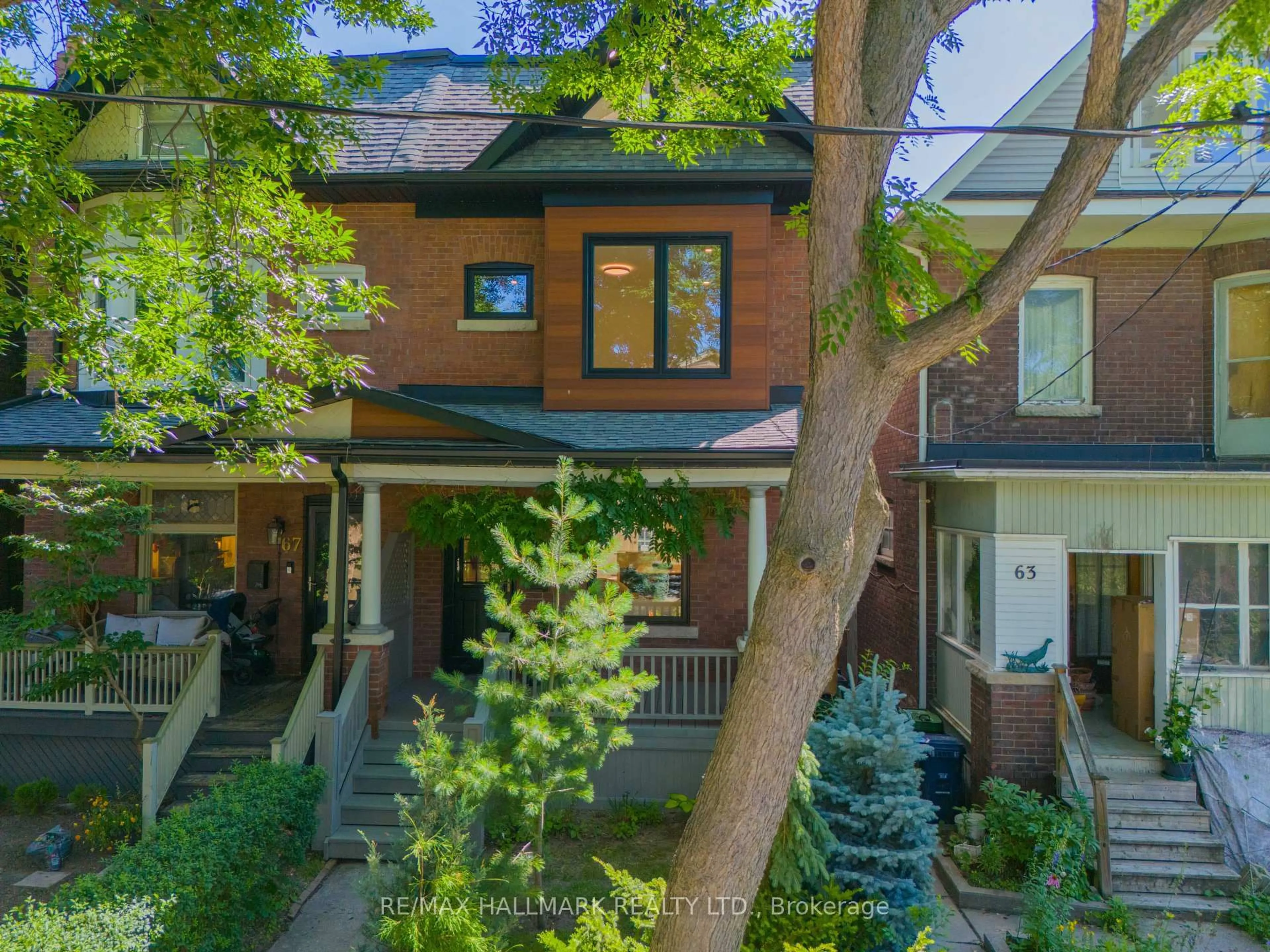 Home with brick exterior material, street for 65 Hampton Ave, Toronto Ontario M4K 2Y7
