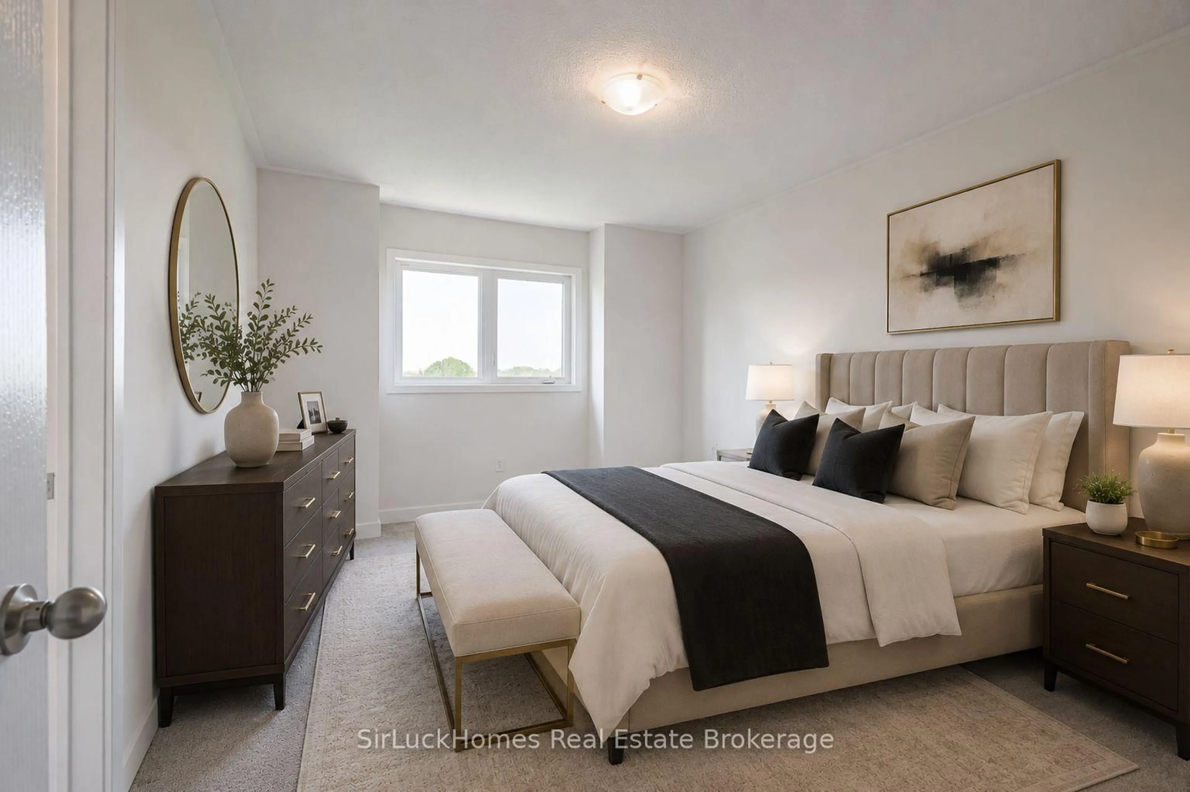 Bedroom with bed, unknown for 906 Kicking Horse Path, Oshawa Ontario L1J 0B4