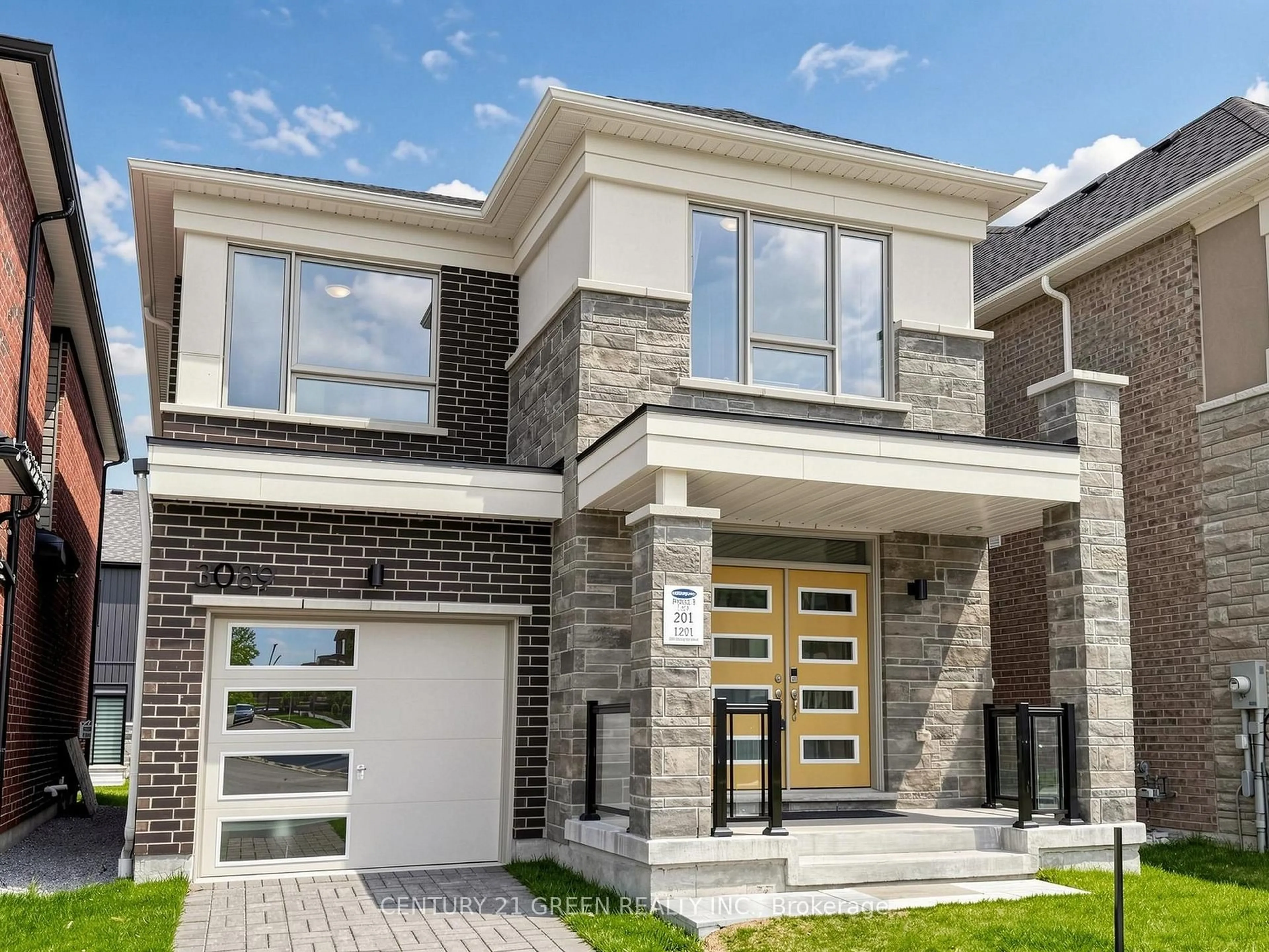 Home with brick exterior material, street for 3089 Blazing Star Ave, Pickering Ontario L1Y 0B5