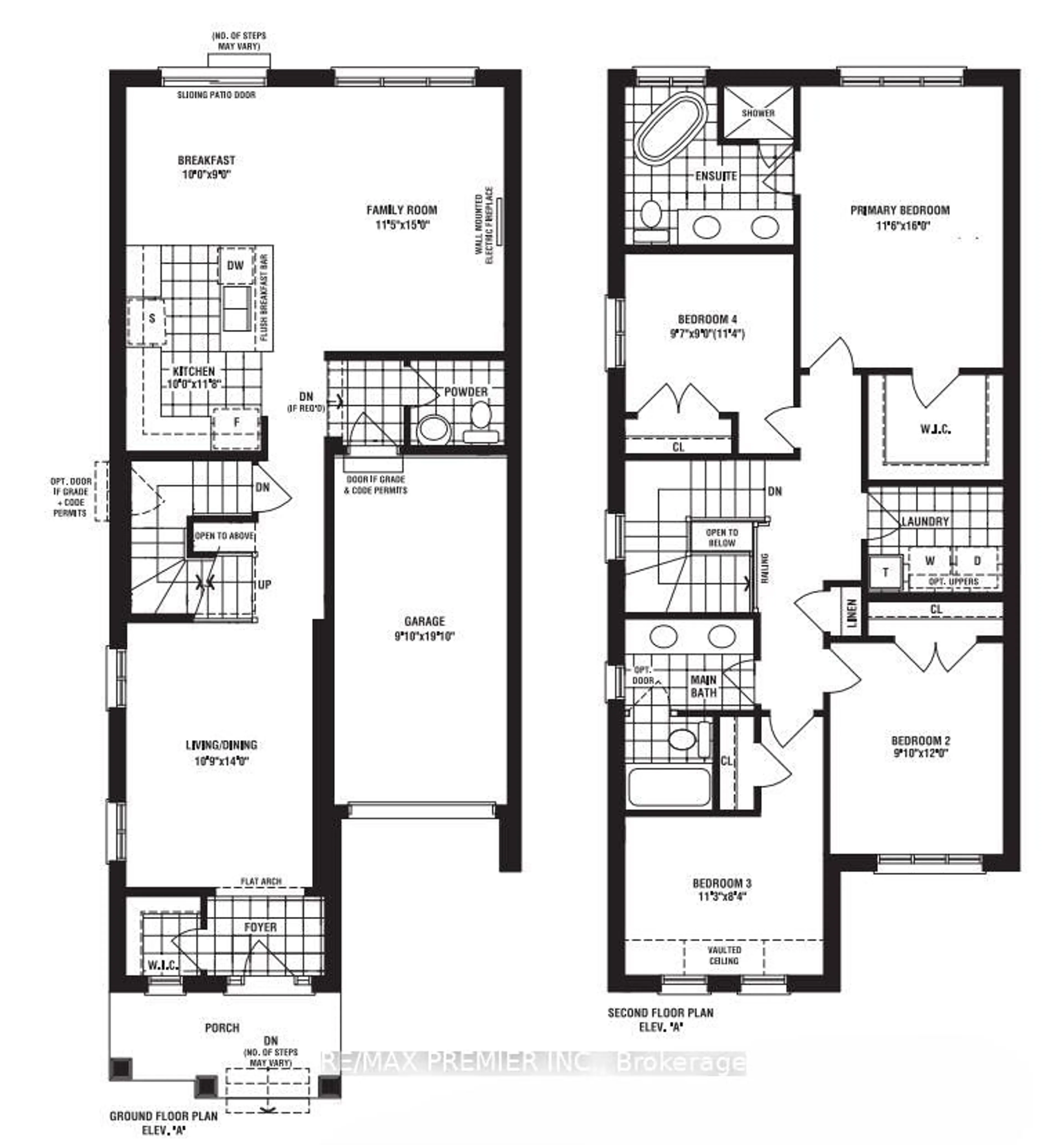 Floor plan for 1223 Tailsman Manr, Pickering Ontario L1X 0R9