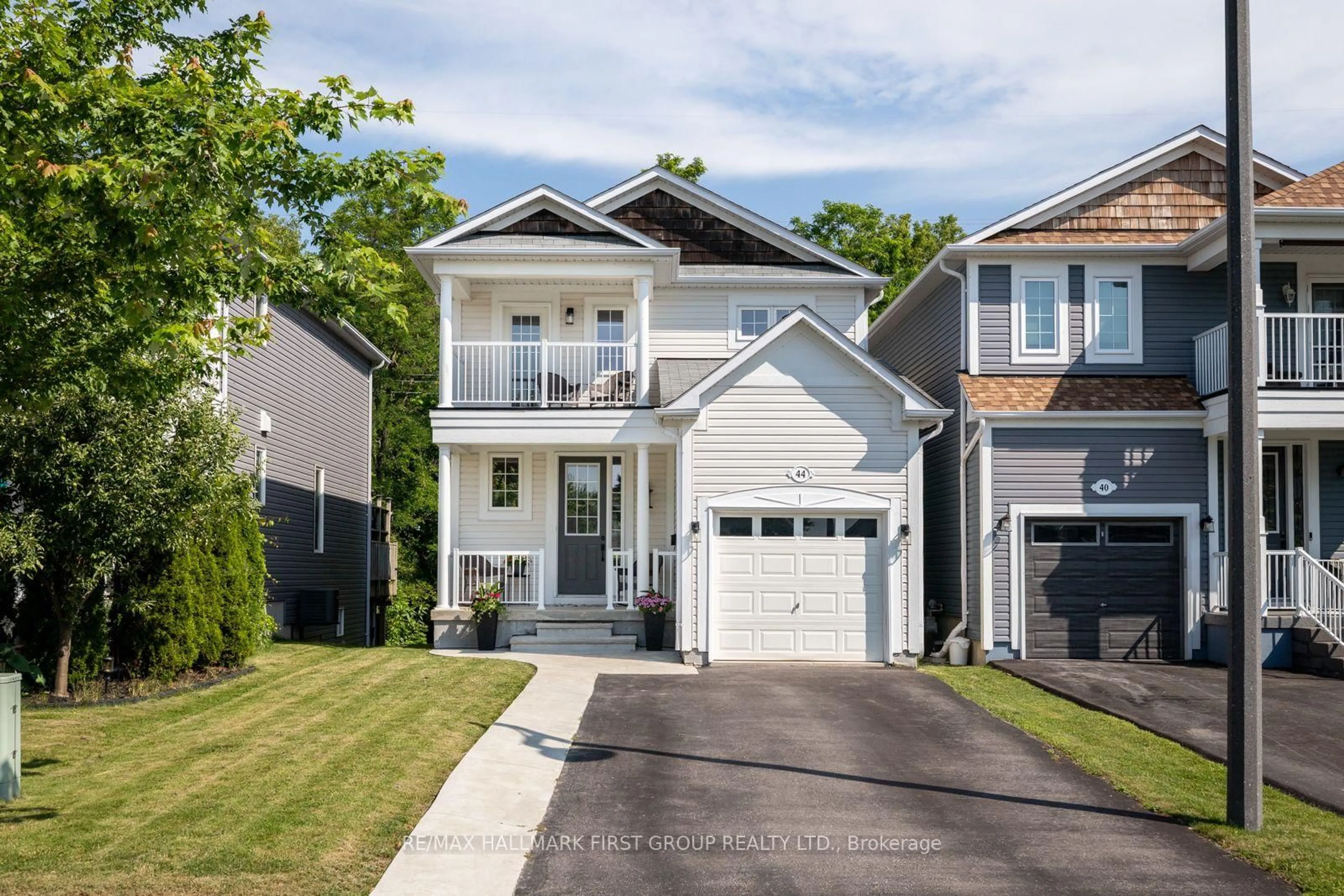 Home with vinyl exterior material, street for 44 Milligan St, Clarington Ontario L1B 1R6