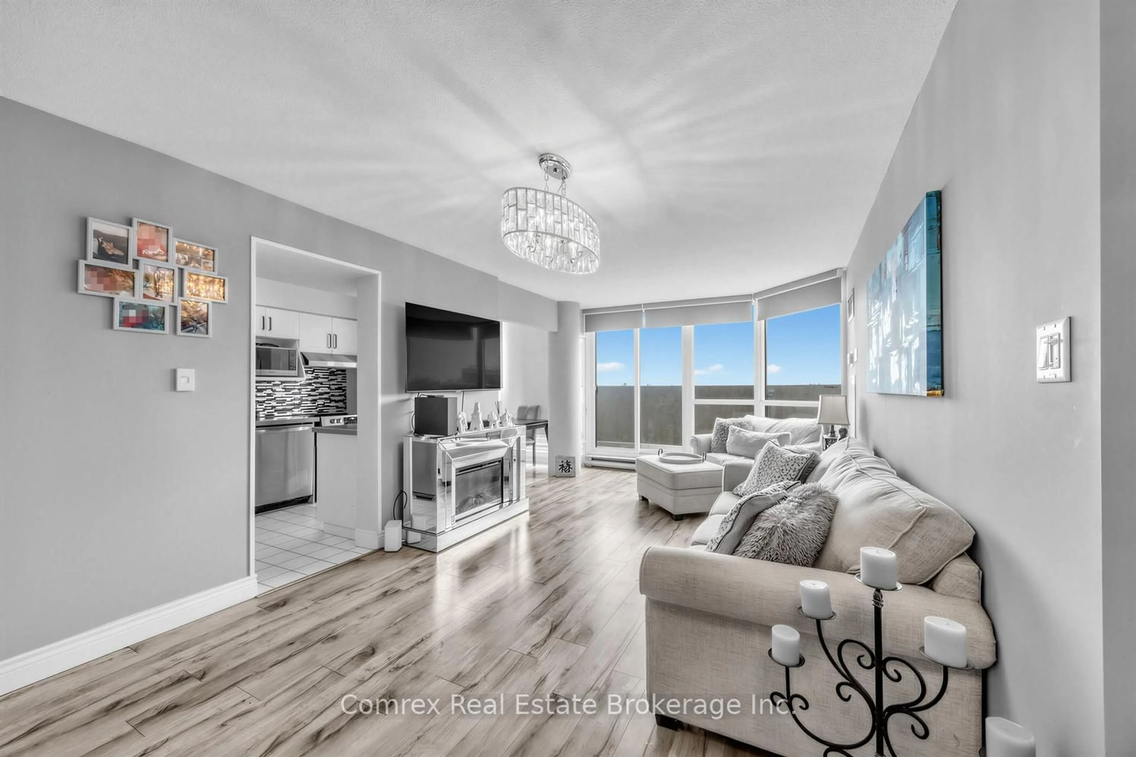 Living room with furniture, unknown for 3233 Eglinton Ave #704, Toronto Ontario M1J 3N6
