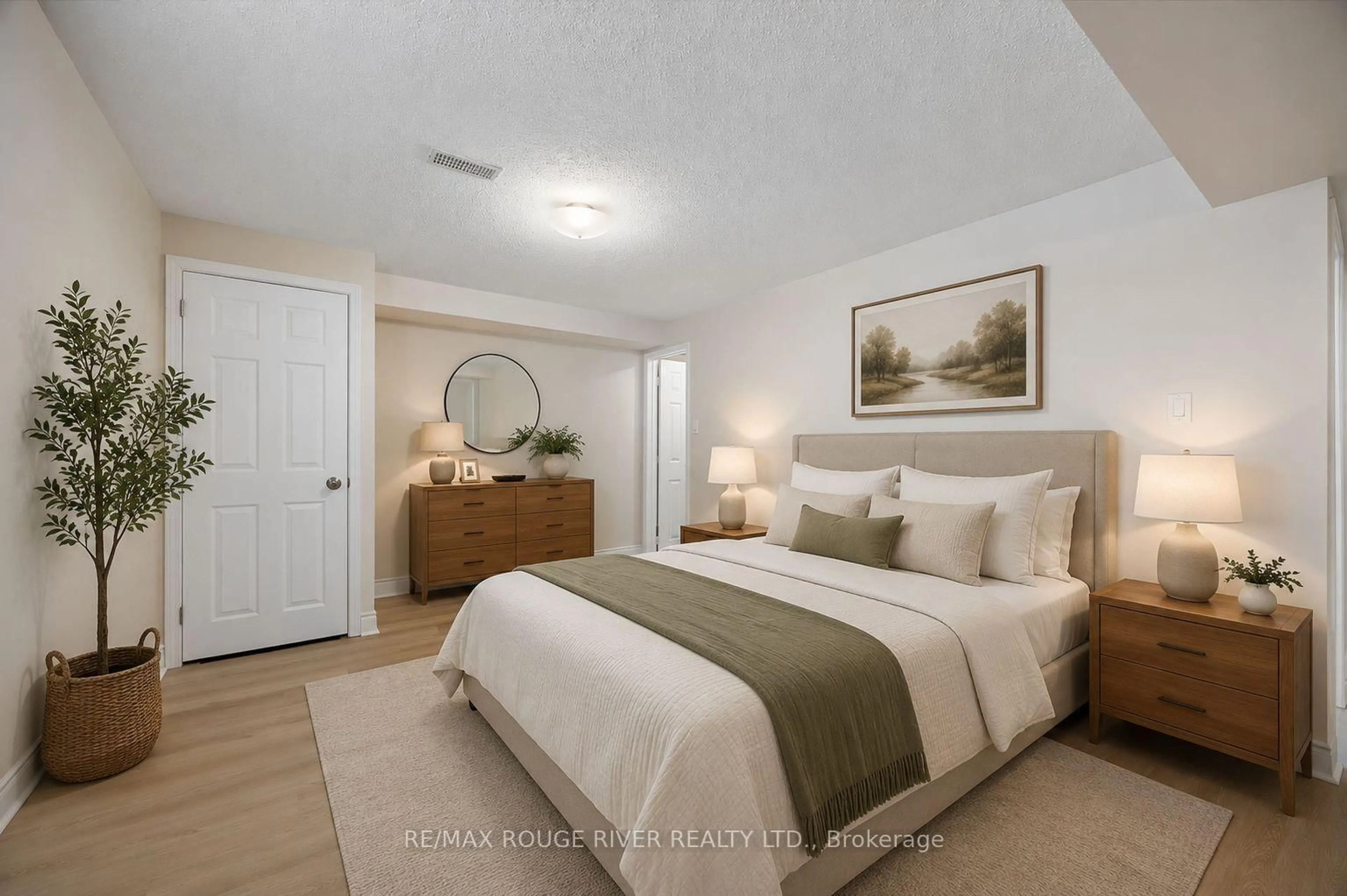 Bedroom with bed, unknown for 37 Burwell St, Whitby Ontario L1R 0B7